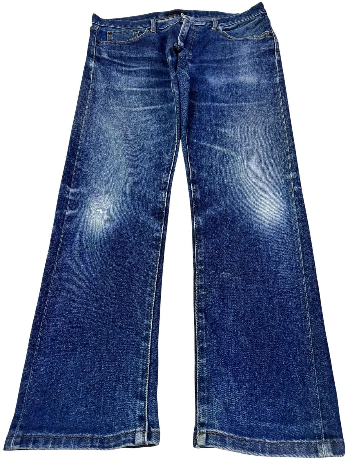Japanese Brand Vtg Kaihara Denim Uniqlo Selvedge Jeans Size US 34 / EU 50 - 2 Thumbnail
