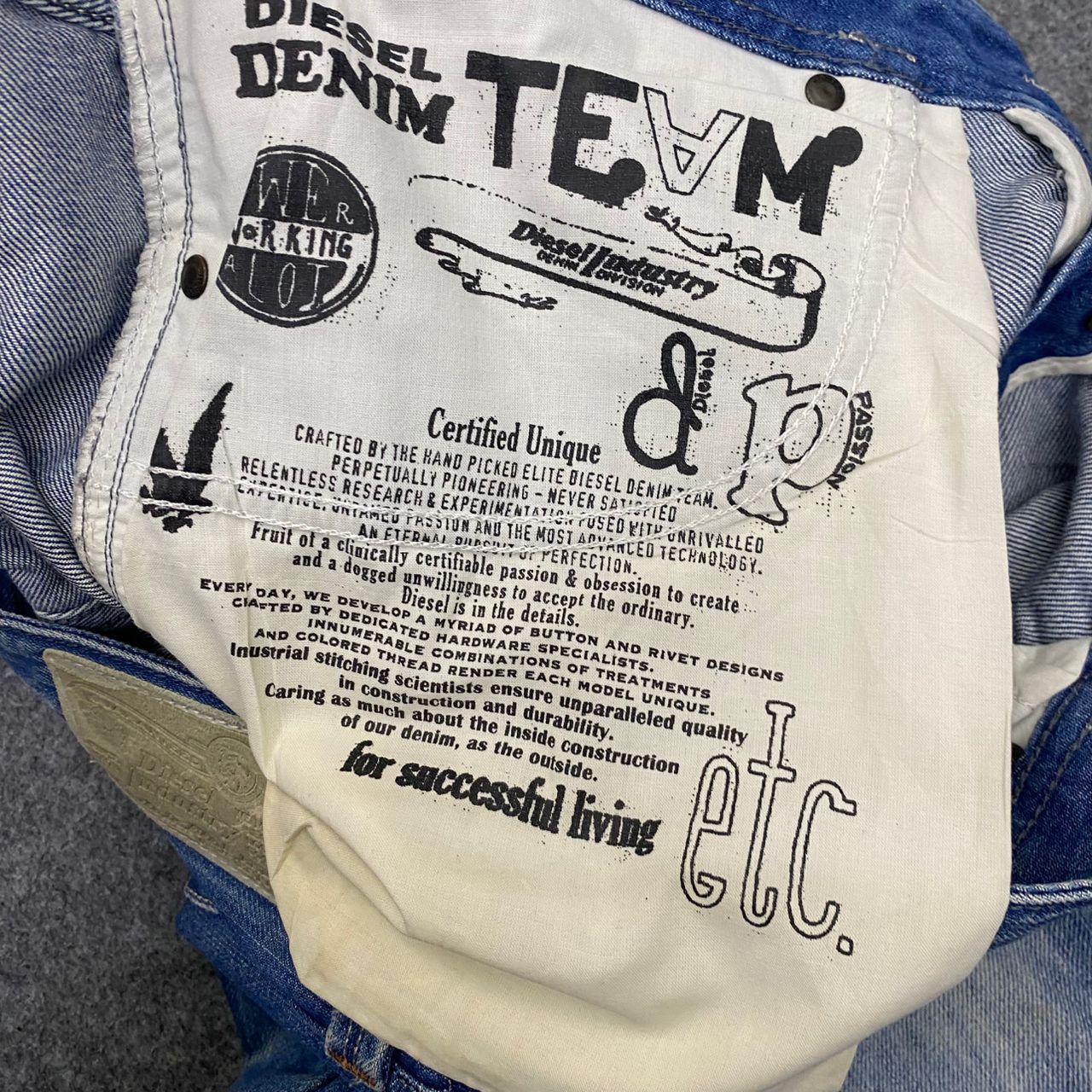 Diesel 💥Best Offer💥Vintage Diesel Industry Denim Size US 36 / EU 52 - 20 Thumbnail
