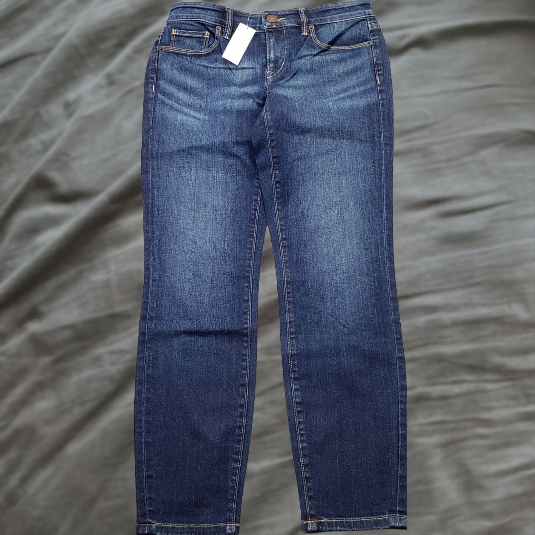Loft Ann Taylor LOFT Skinny Jeans Womens 2 Blue Denim 5-Pocket Streetwear Size 26" / US 2 / IT 38 - 1 Thumbnail