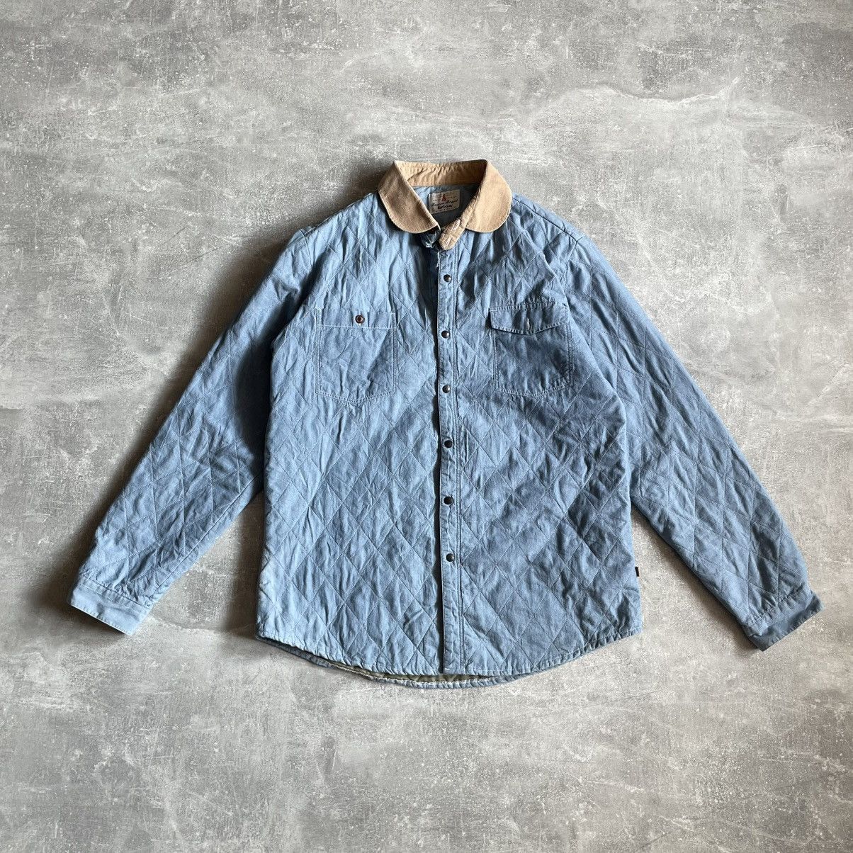 Barbour Campbell indigo barbour quilted south shields beacon brand Size US S / EU 44-46 / 1 - 1 Thumbnail