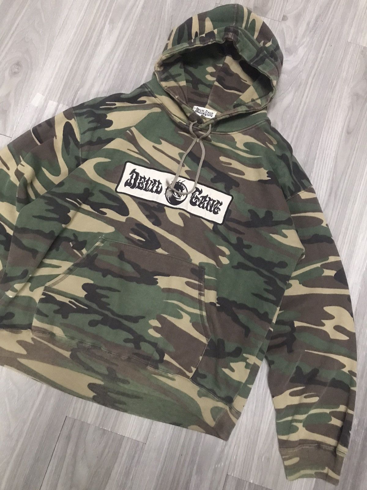Rap Tees × Vintage Vintage DEVIL GANG - CAMOUFLAGE Hoodies Size US L / EU 52-54 / 3 - 12 Thumbnail