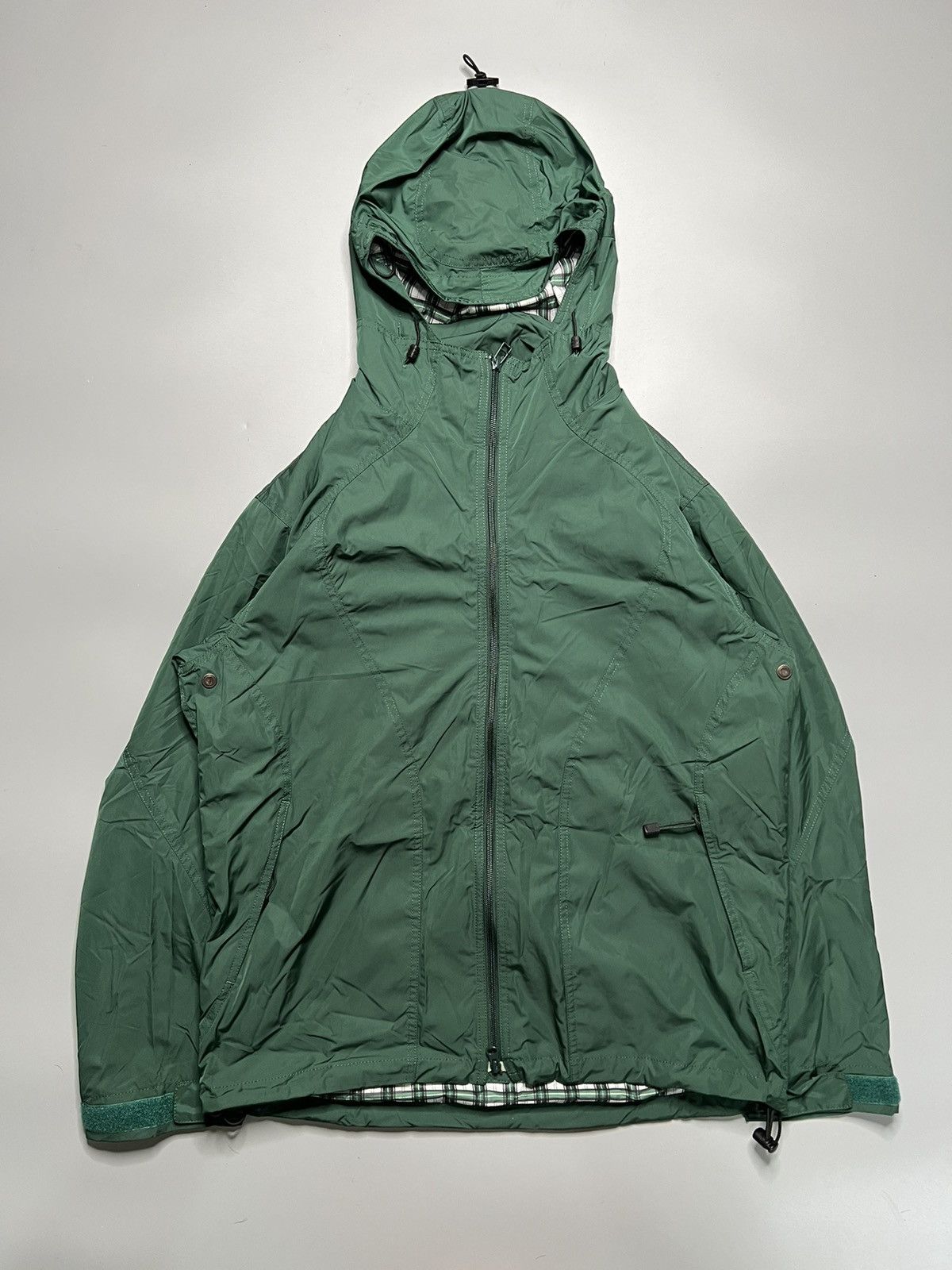 Issey Miyake Issey Miyake S/S 07 Plaid Lining Panelled Nylon Jacket Size US L / EU 52-54 / 3 - 1 Thumbnail