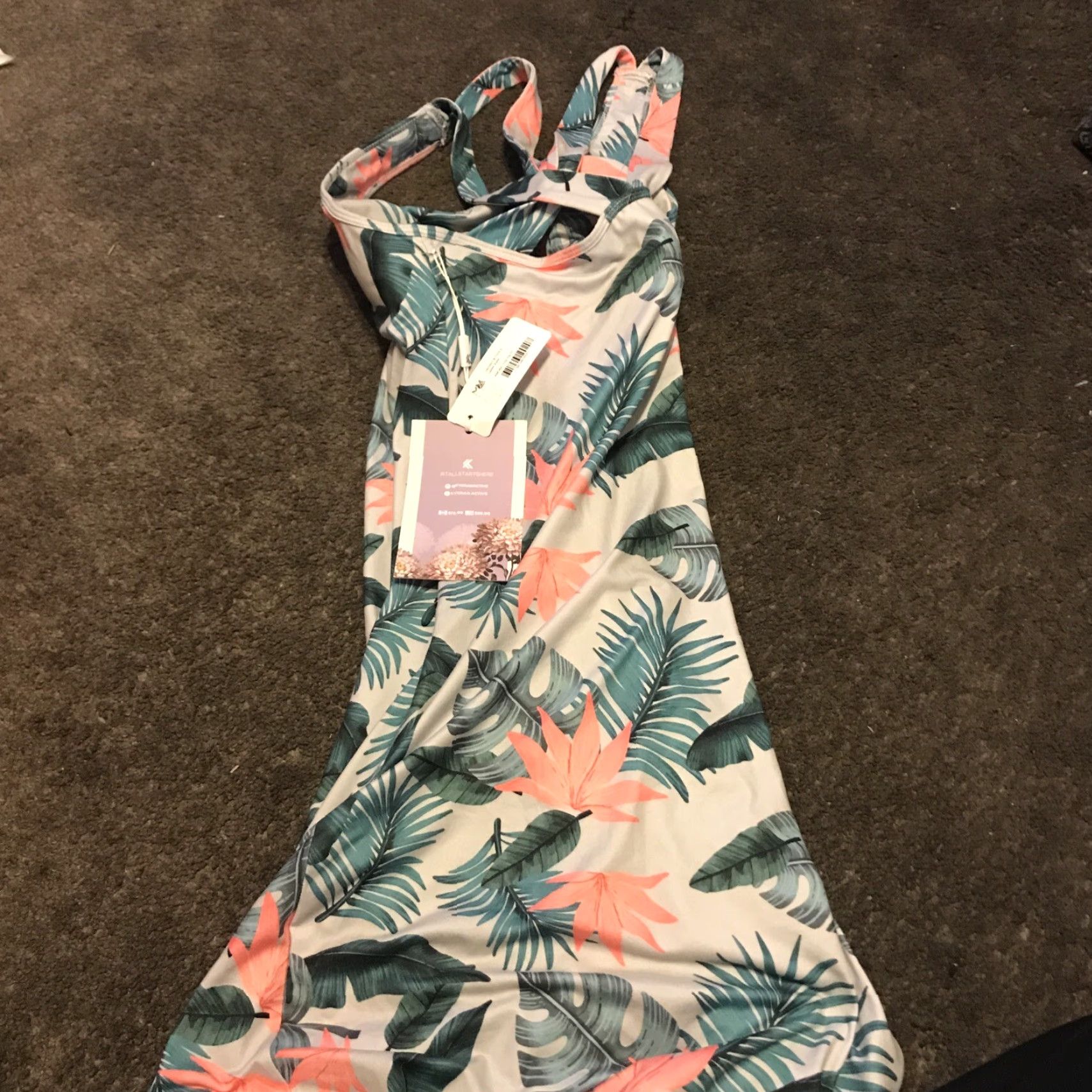 Kyodan Kyodan Outdoor Women’s S Tropical Floral Soft Tennis Dress NWT Dress Womens Tennis Summer Size S / US 4 / IT 40 - 5 Thumbnail