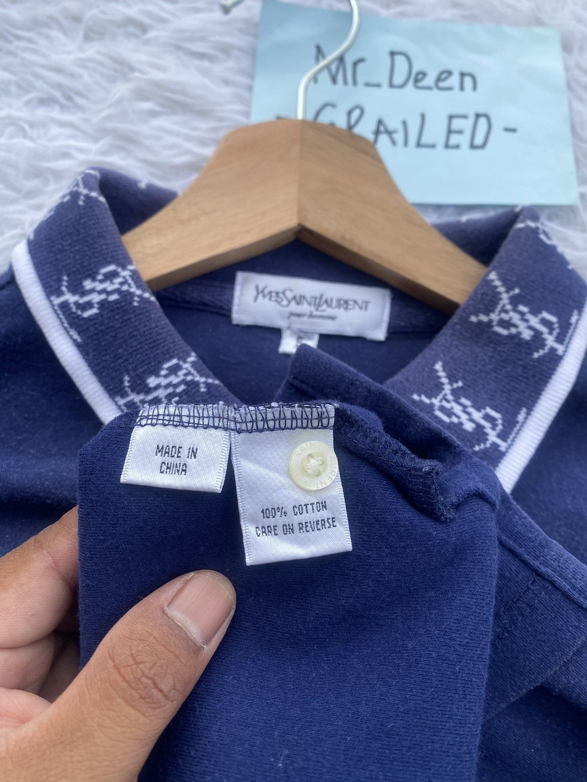 Yves Saint Laurent Rare Vintage YSL Yves Saint Laurent Polo Shirt Size US M / EU 48-50 / 2 - 10 Thumbnail