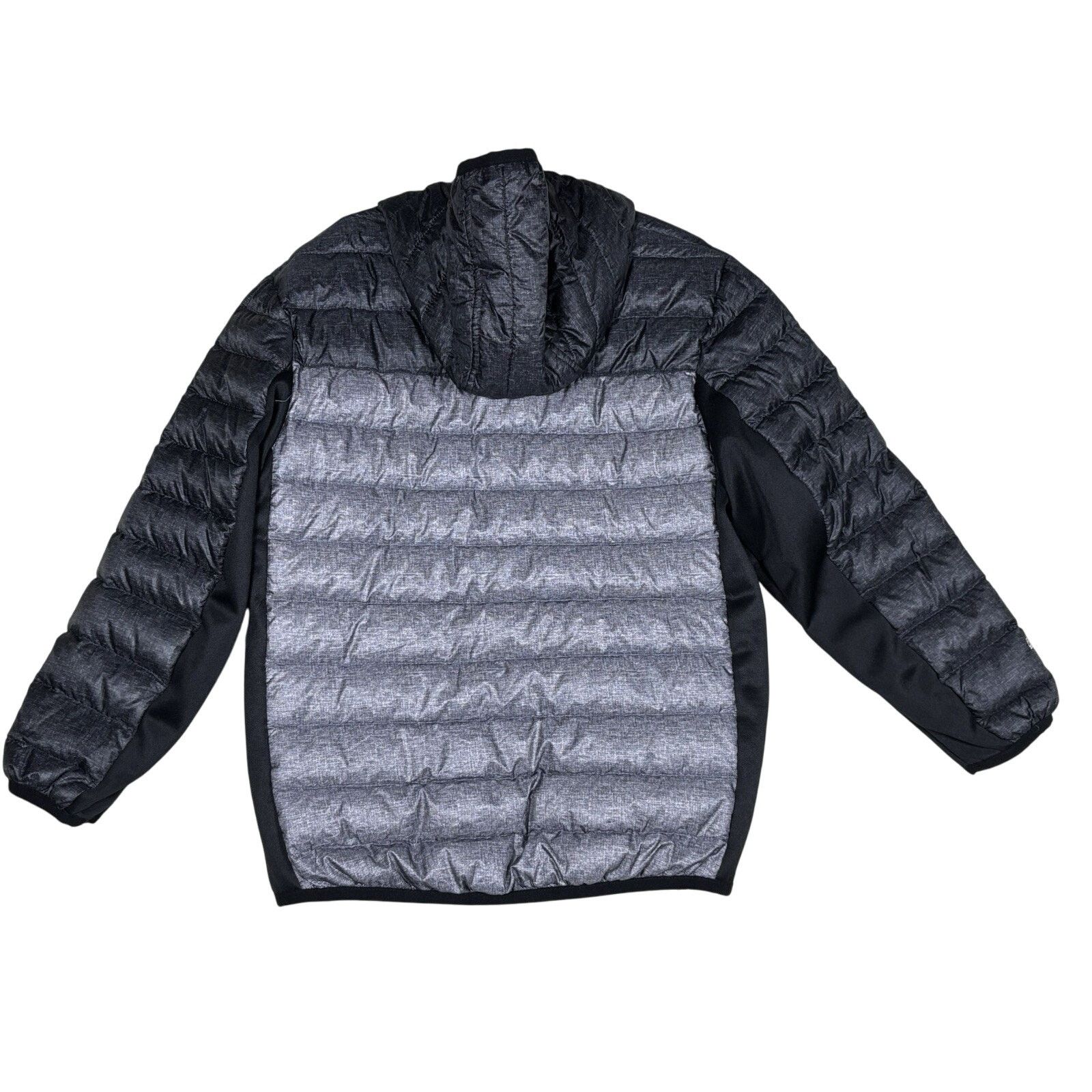 The Unbranded Brand Gerry Kids Puffer Jacket XS 5/6 Gray Black Hooded Down Size US XS / EU 42 / 0 - 2 Thumbnail