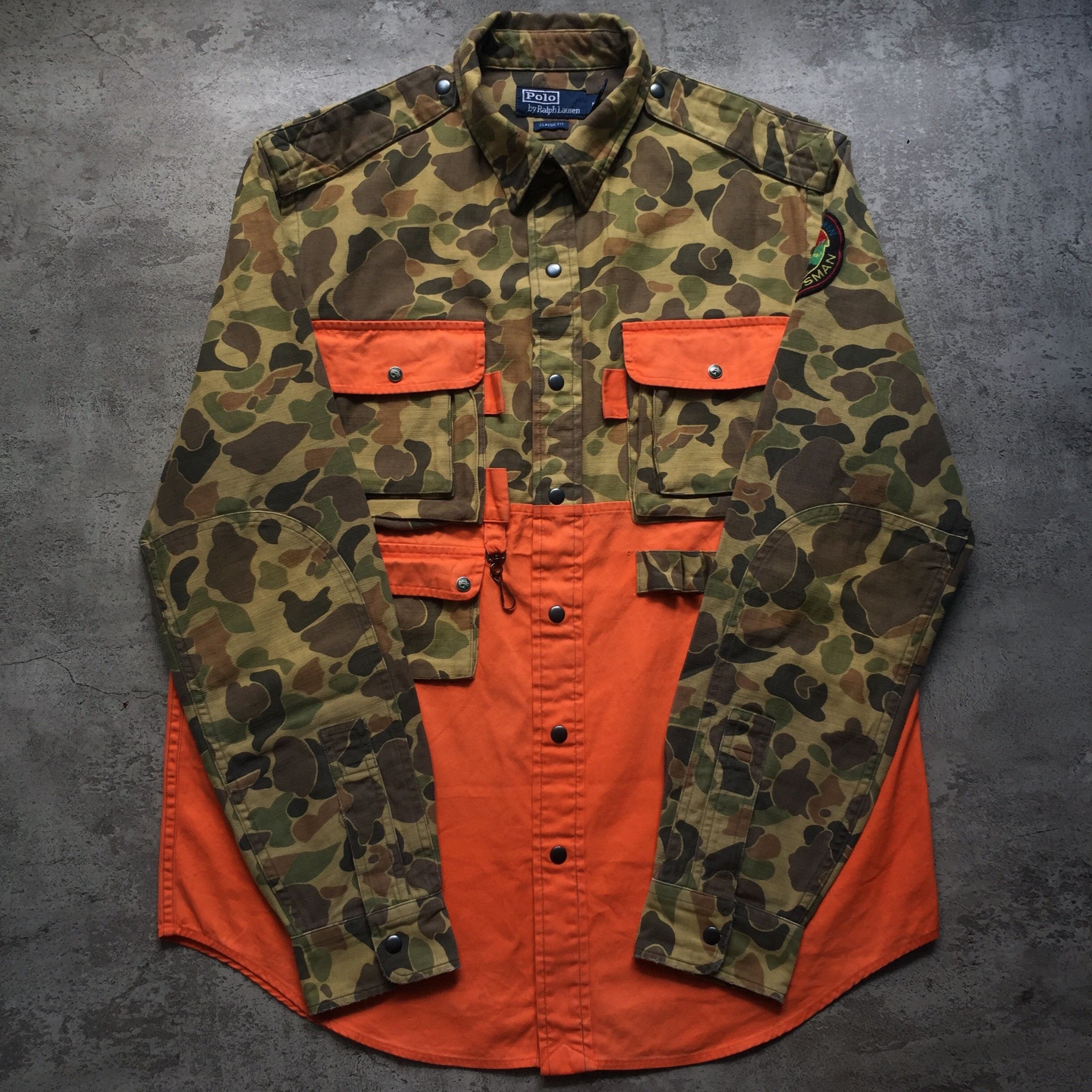 Polo Ralph Lauren 90s Polo RL Sportsman Camo Multipocket Outdoot Jacket Size US M / EU 48-50 / 2 - 1 Thumbnail