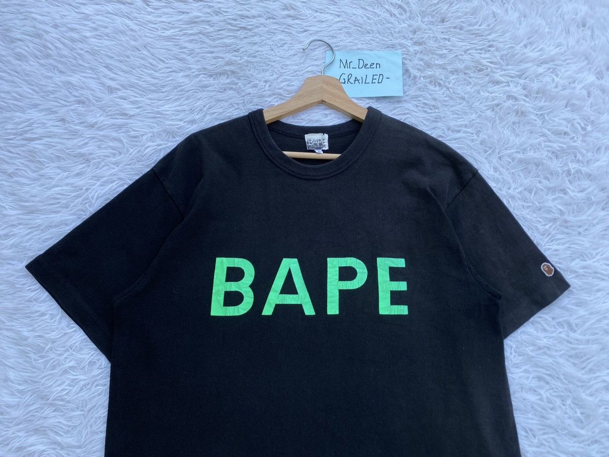 Bape Rare BAPE Spellout Tshirt Size US L / EU 52-54 / 3 - 6 Thumbnail