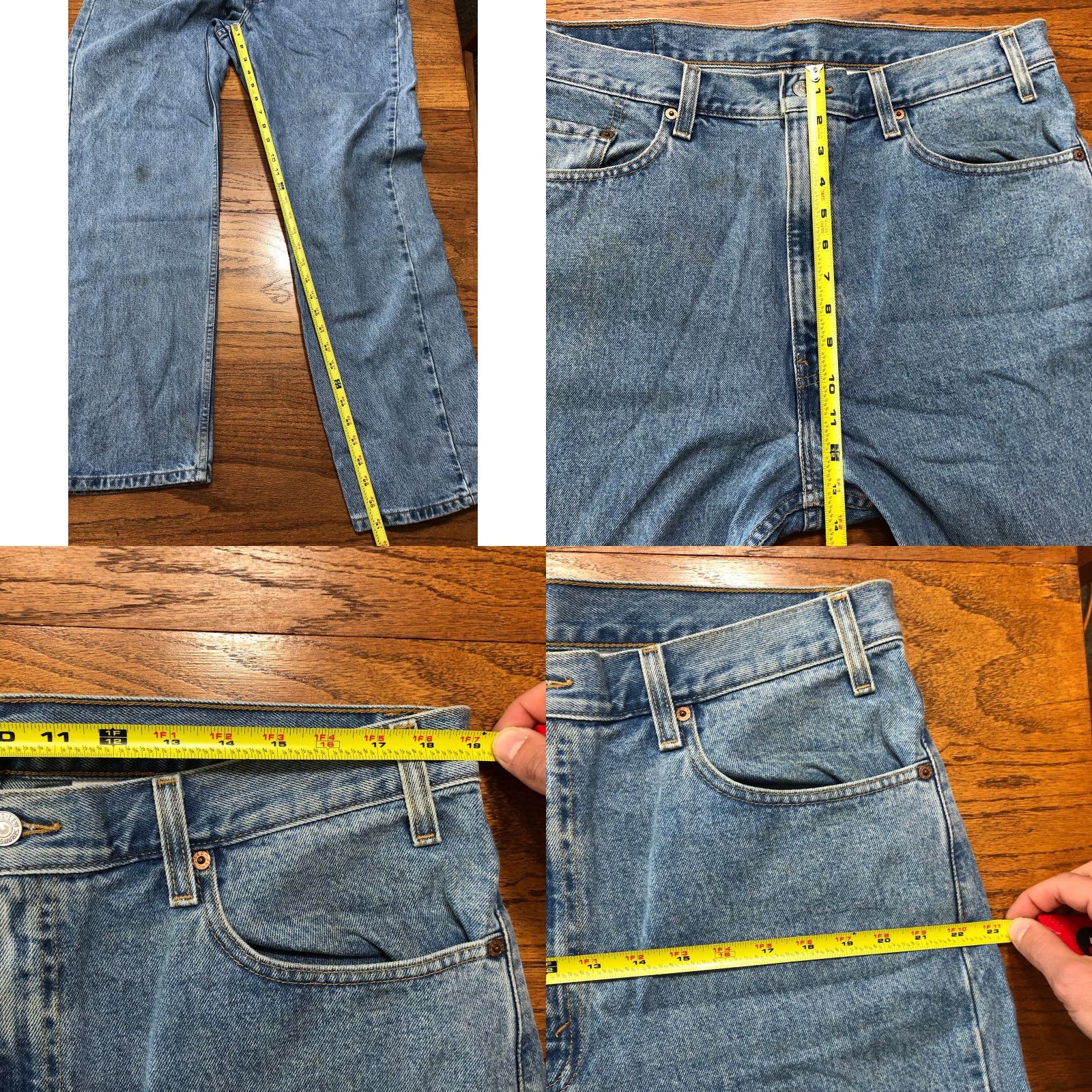 Levi's VINTAGE Levi's 505 Jeans | Regular Straight Denim 38x30 Mens Blue 5-Pocket Zip Size US 38 / EU 54 - 10 Thumbnail