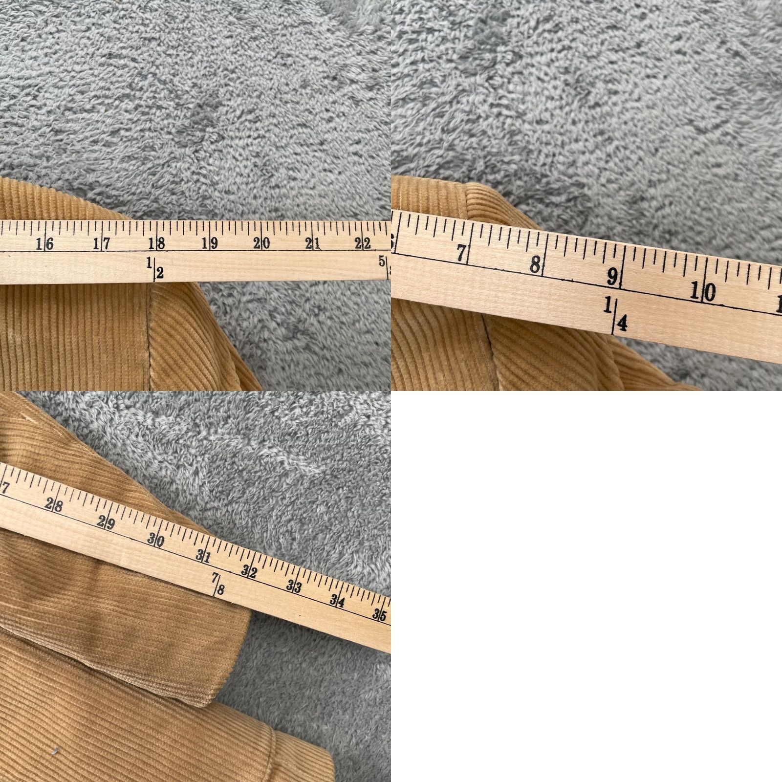 Vintage VINTAGE Corduroy Blazer Jacket Mens 40 Brown Notch Lapel Three-Button Double-Vented Single-Breasted Classic Retro Academia Size 40R - 9 Thumbnail