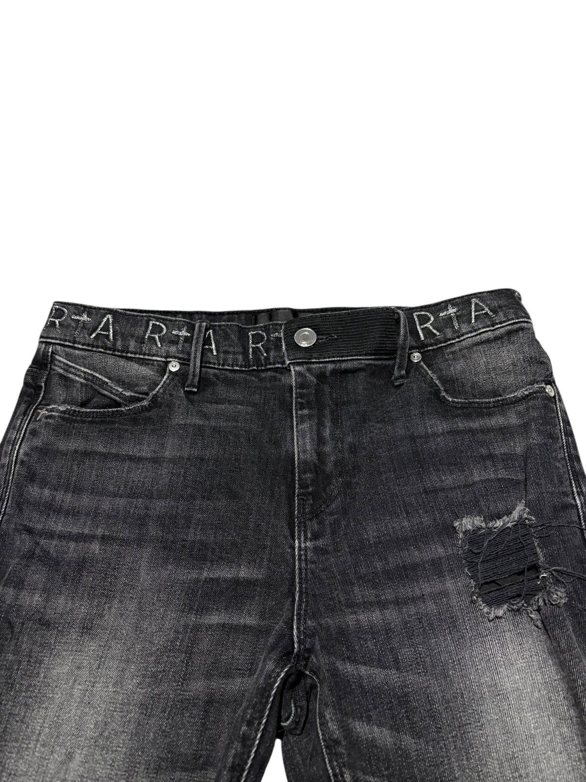 Rta 28 RTA Bryant Distressed Jeans Logo Gothic cross denim vtg Size US 28 / EU 44 - 4 Thumbnail