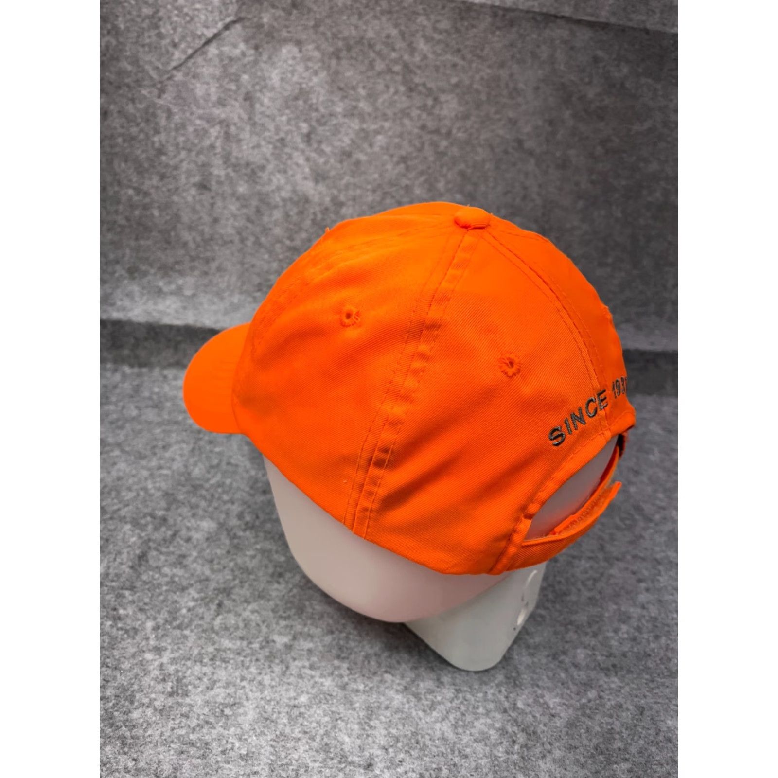 Vintage Ducks Unlimited Hat Adjustab le One Size Orange Cotton Twill Baseball Cap Men Size ONE SIZE - 5 Thumbnail