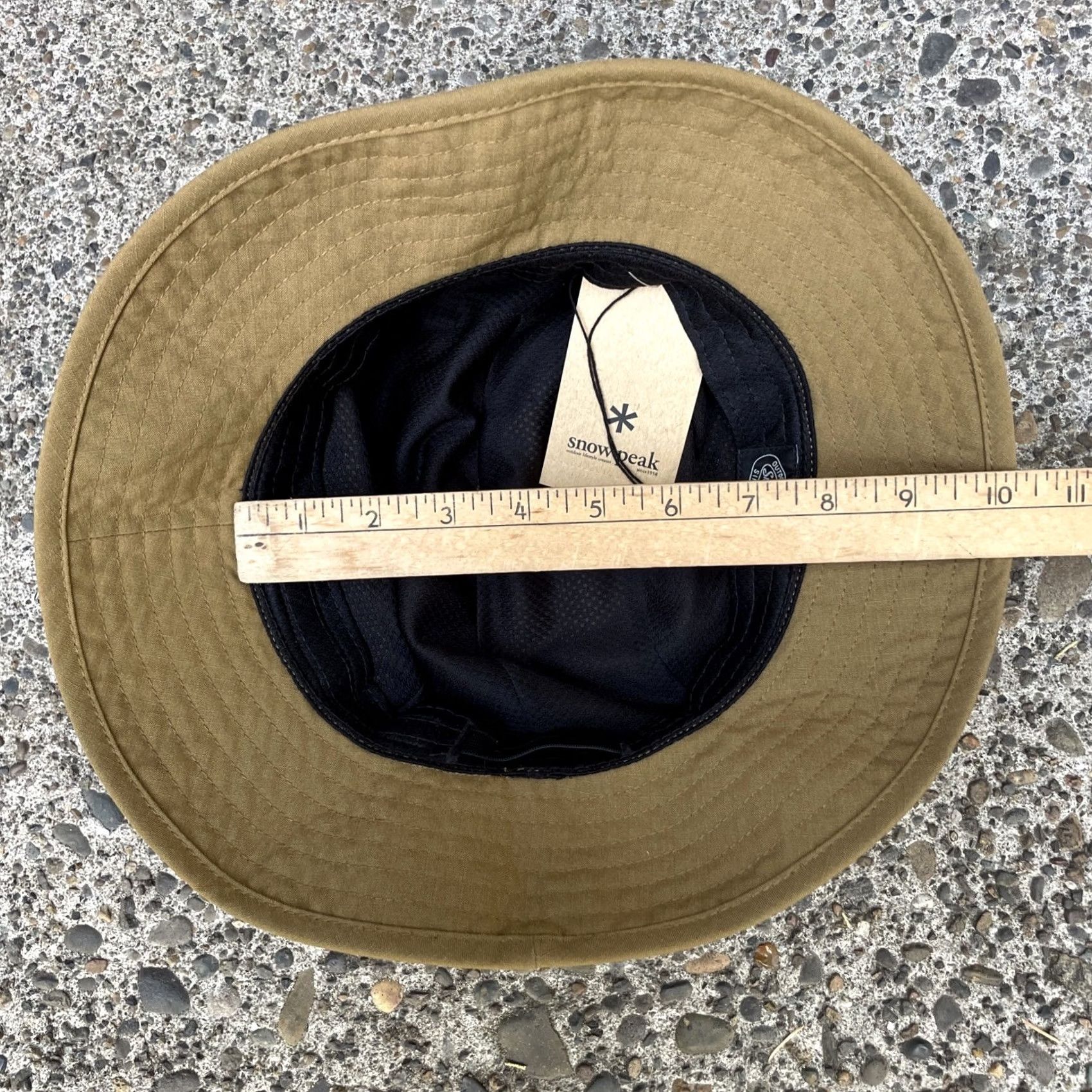 Snow Peak VINTAGE Snow Peak Aramid Takibi Japan Fabric Bucket Hat Brown NWT Sample Mens One Size Brown Bucket Hat Size ONE SIZE - 5 Thumbnail
