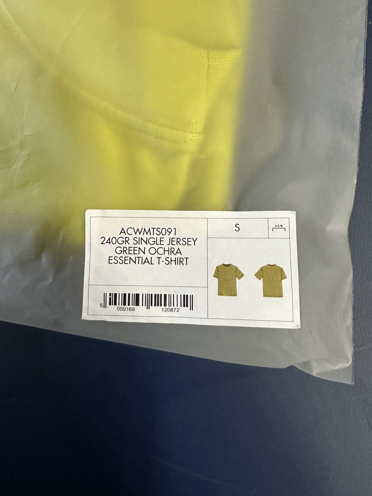A Cold Wall T-shirt Bright Yellow - Men’s Small