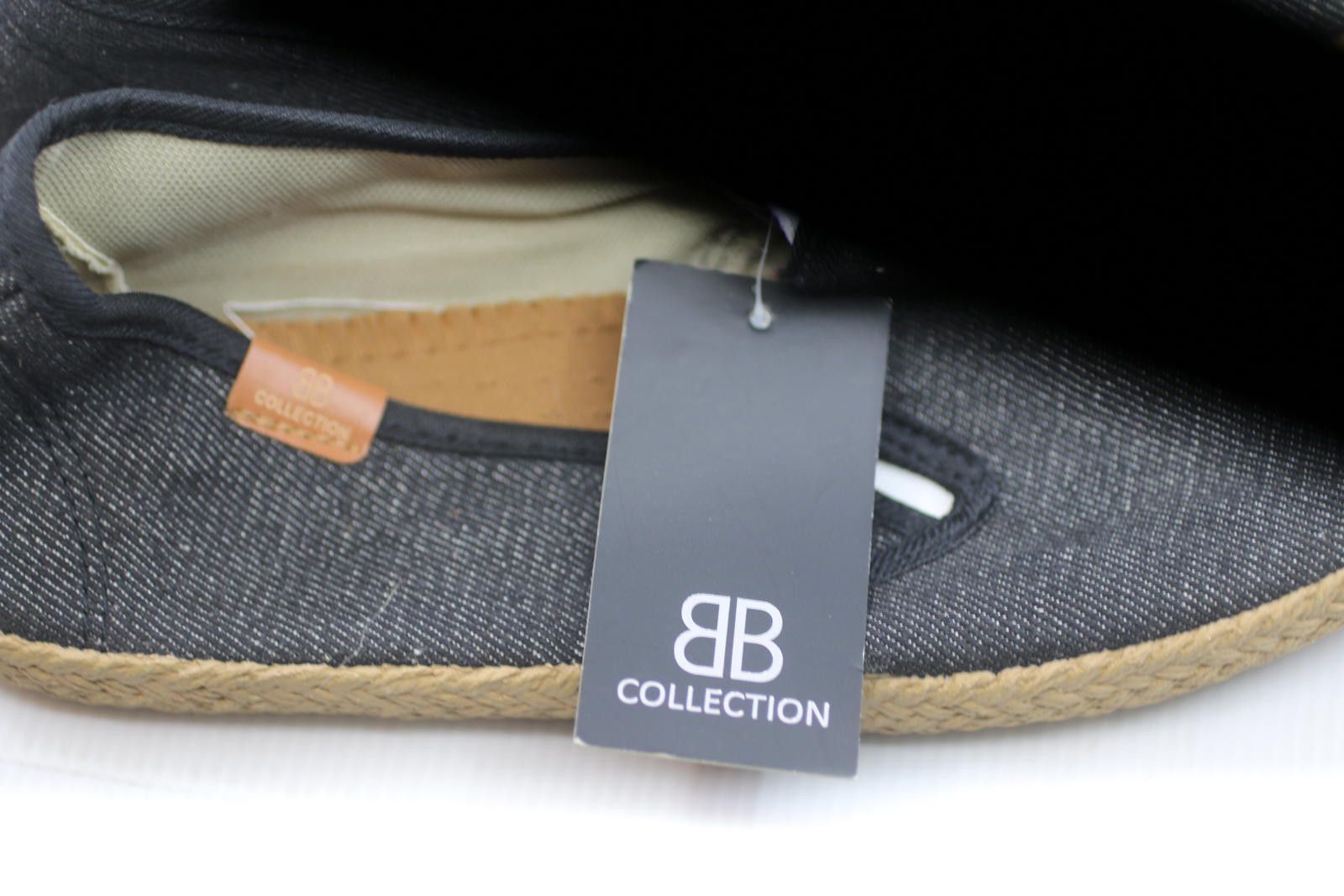 Other BB Collection Black Canvas Espadrille Slip On Sz 9 w/ tag Size US 9 / IT 39 - 6 Thumbnail