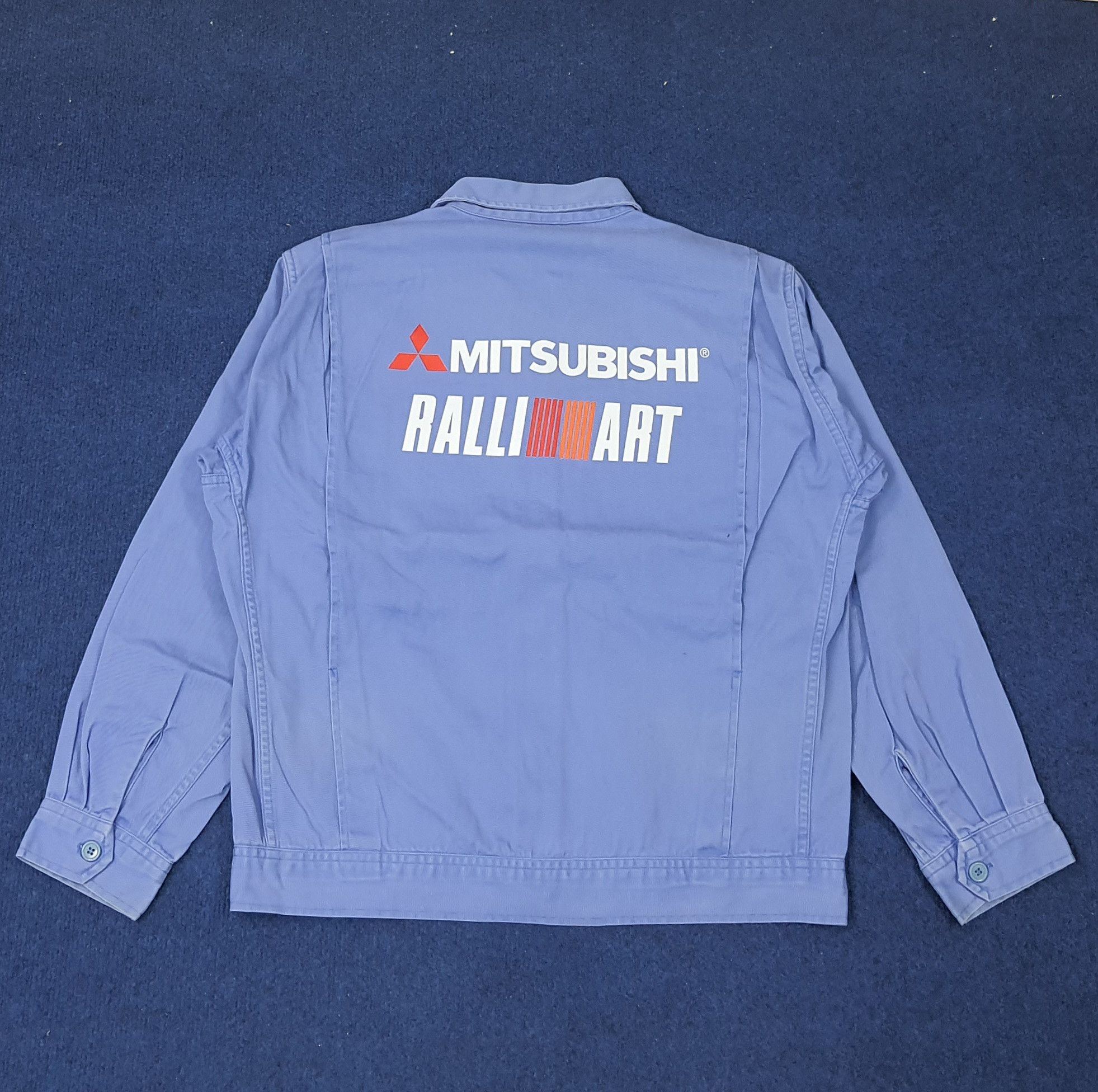 Japanese Brand × Vintage Vintage Mitsubishi Ralli Art Motorsports Racing Jacket Size US M / EU 48-50 / 2 - 1 Thumbnail