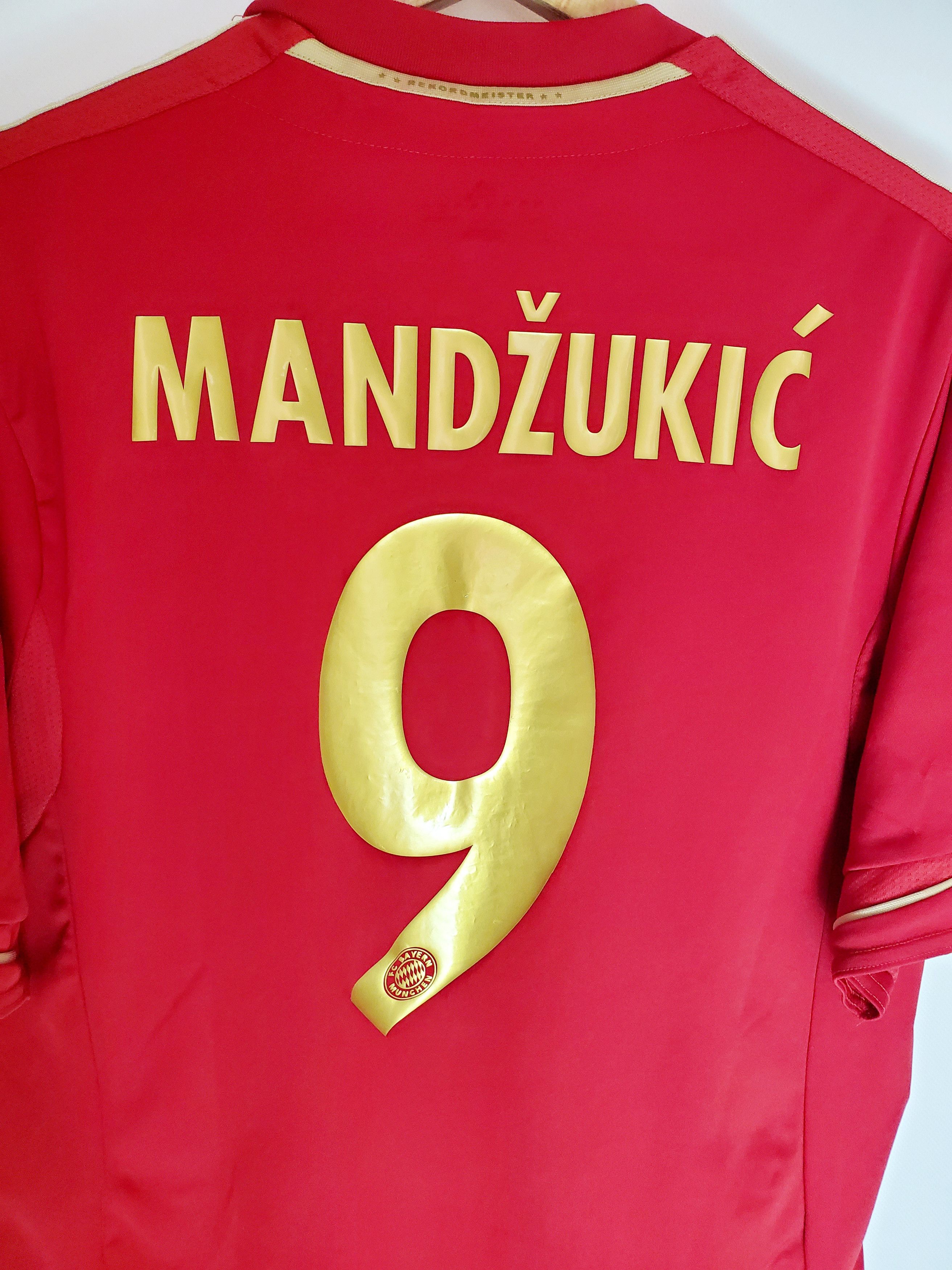 Adidas Bayern Munich 2012/13 #9 Mandzukic' soccer jersey L Size US L / EU 52-54 / 3 - 3 Thumbnail