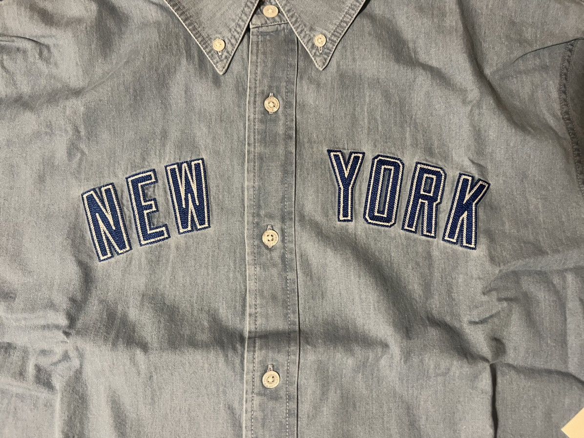 Aime Leon Dore Aime Leon Dore ALD / New York Mets Chambray Shirt Size US XL / EU 56 / 4 - 6 Thumbnail