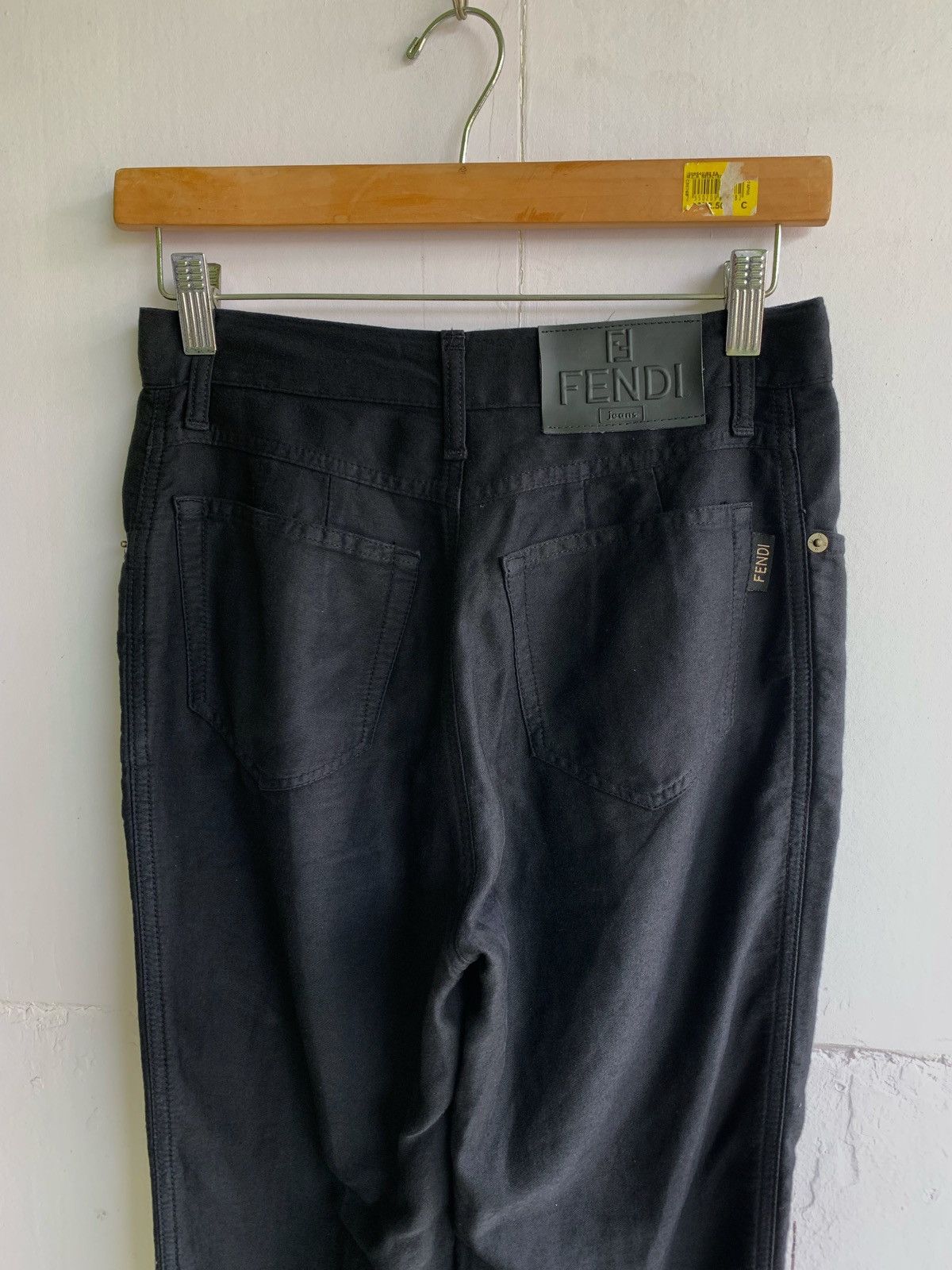 Fendi 💥Fendi Roma Italy Hight Waist Black Pant Size 26" / US 2 / IT 38 - 3 Thumbnail