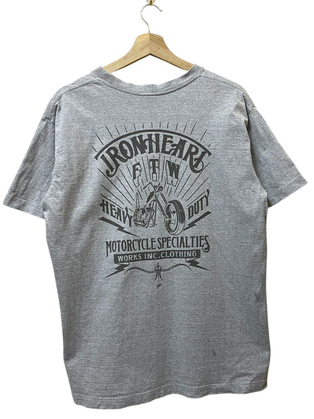 Iron Heart Iron Heart FTW Motorcycle Crewneck Tee Size US M / EU 48-50 / 2 - 2 Thumbnail