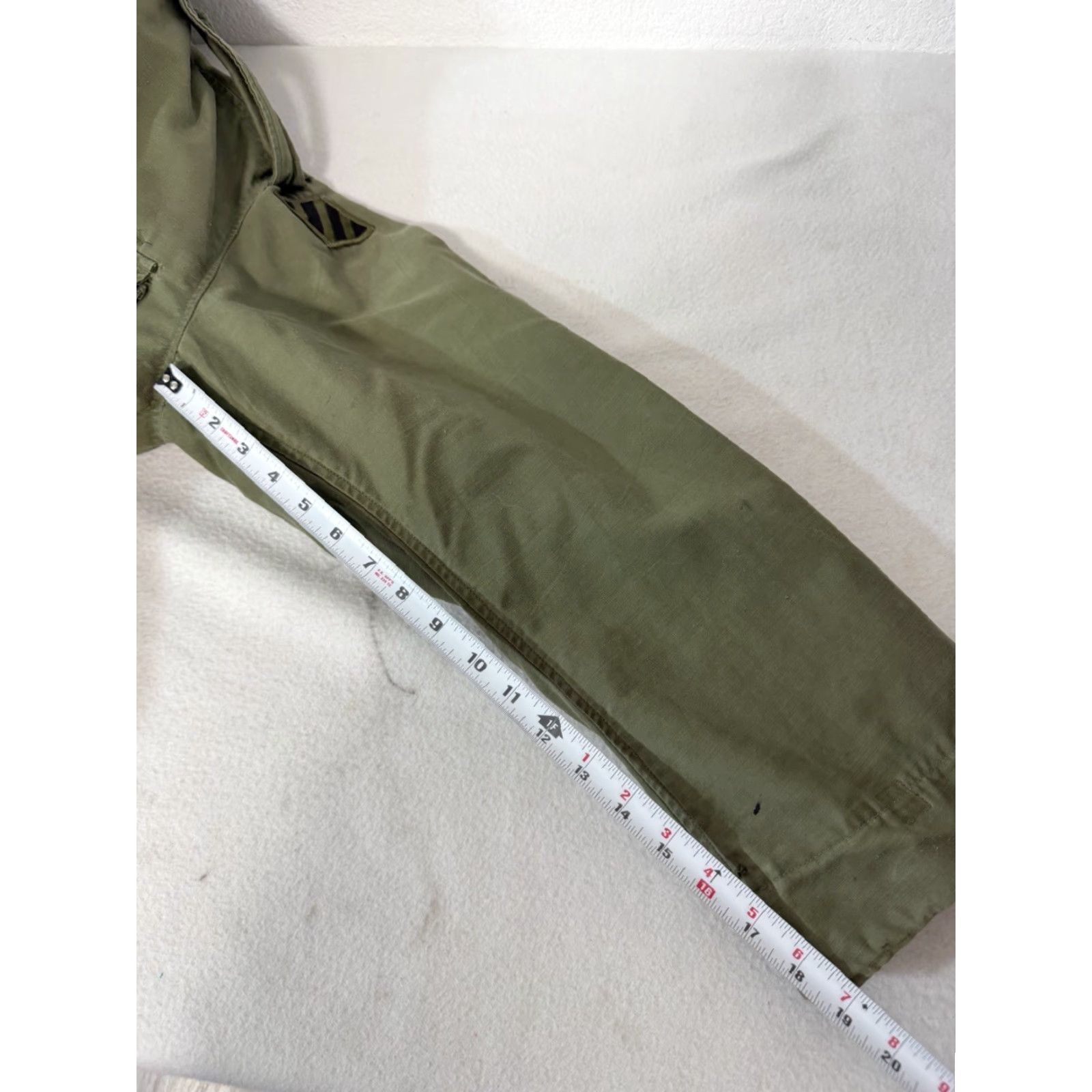 Olive VINTAGE OG 107 M65 Olive Green Cold Weather Coat Army Military Mens Medium Long Size US M / EU 48-50 / 2 - 5 Thumbnail