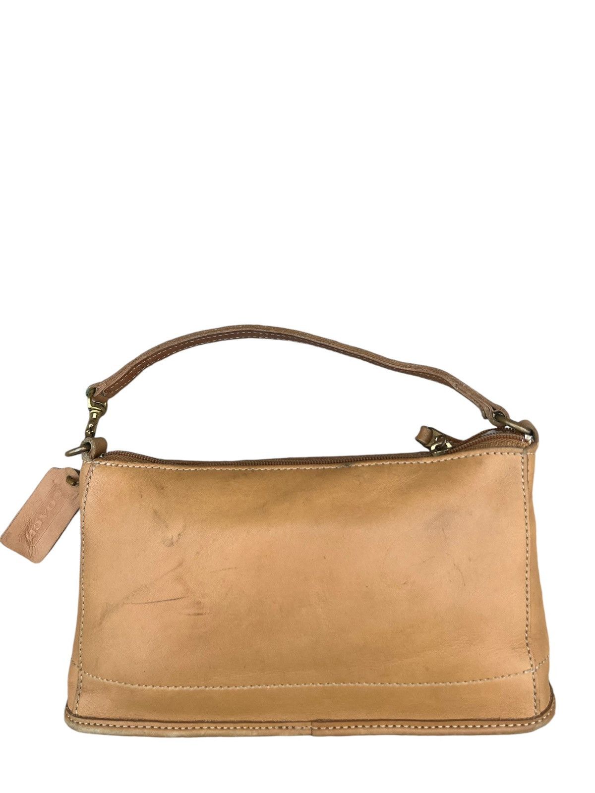 Coach Vintage 90s Coach Made in USA Patina Leather Tiny Bag Size ONE SIZE - 7 Thumbnail