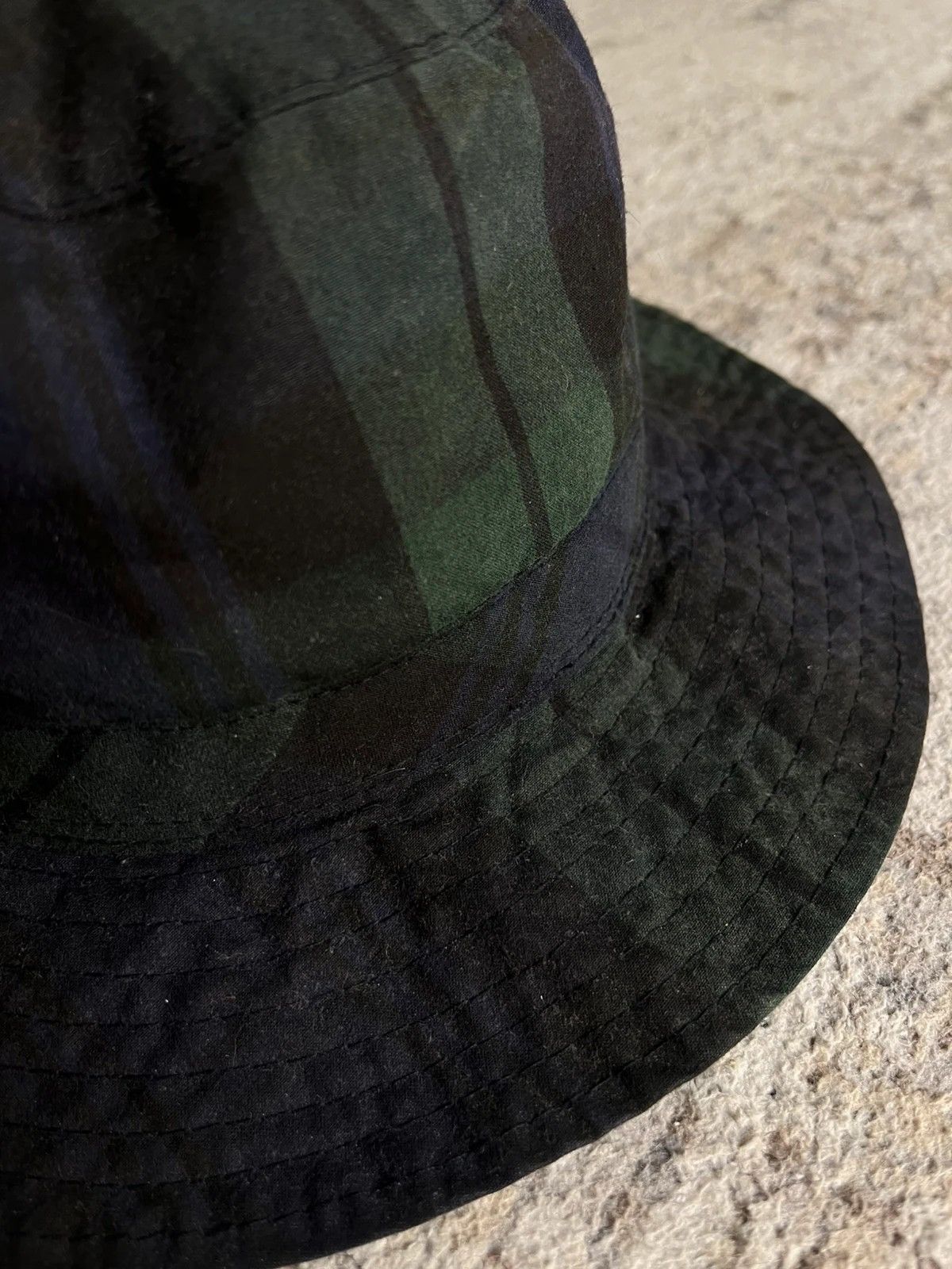 Polo Ralph Lauren Polo Ralph Lauren Green Plaid Bucket Hat Cap 90s Sz L Size 30 - 3 Thumbnail