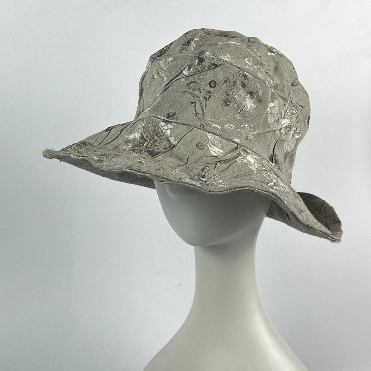 Japanese Brand Maxim Kobe Tokyo Gray Bucket Hat Size 57-58 cm Size ONE SIZE - 1 Preview