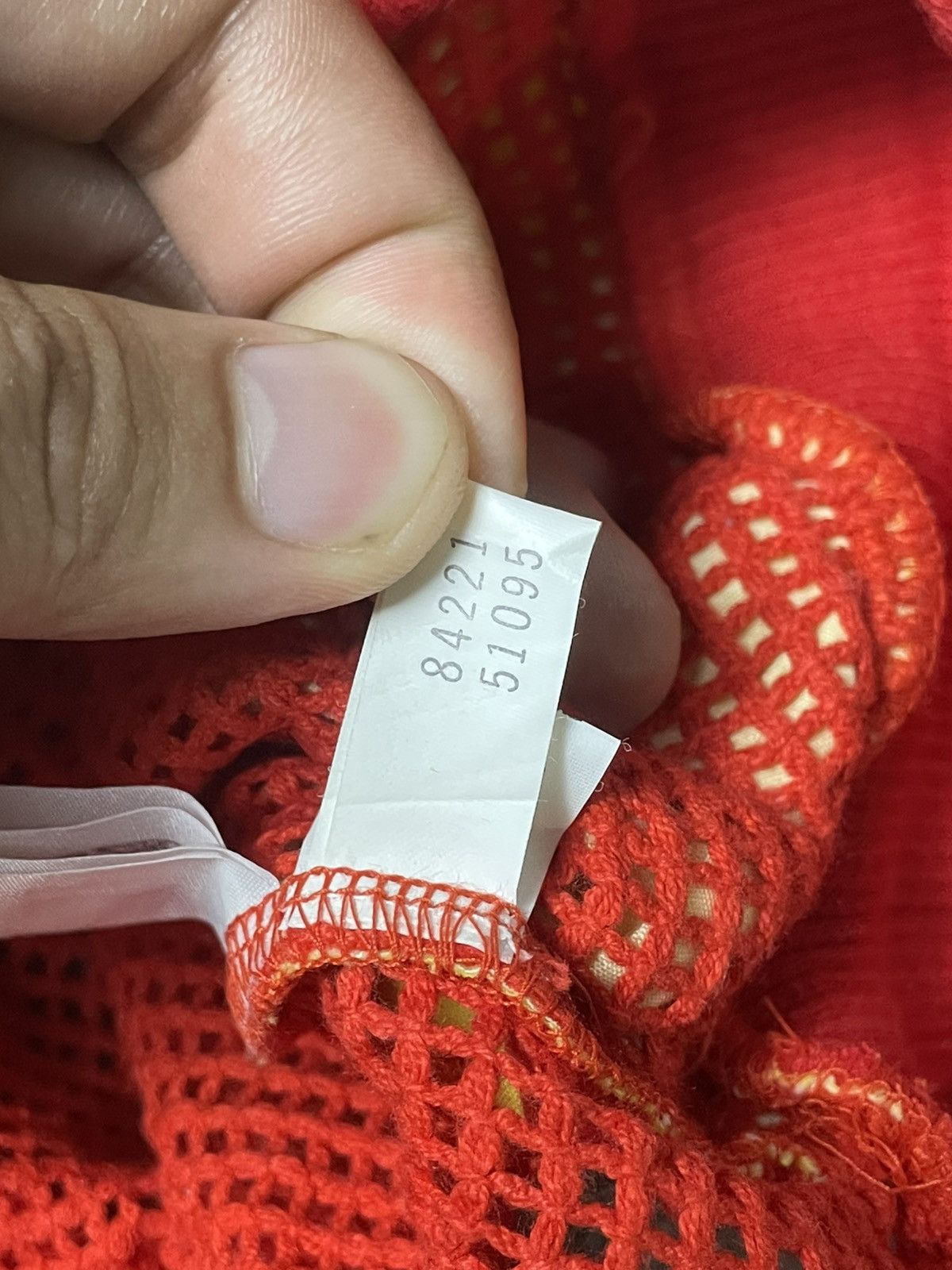 Japanese Brand × Vintage DIMAGGIO Colour Block Back Knitted Pullover Shirt (97) Size US XS / EU 42 / 0 - 9 Thumbnail