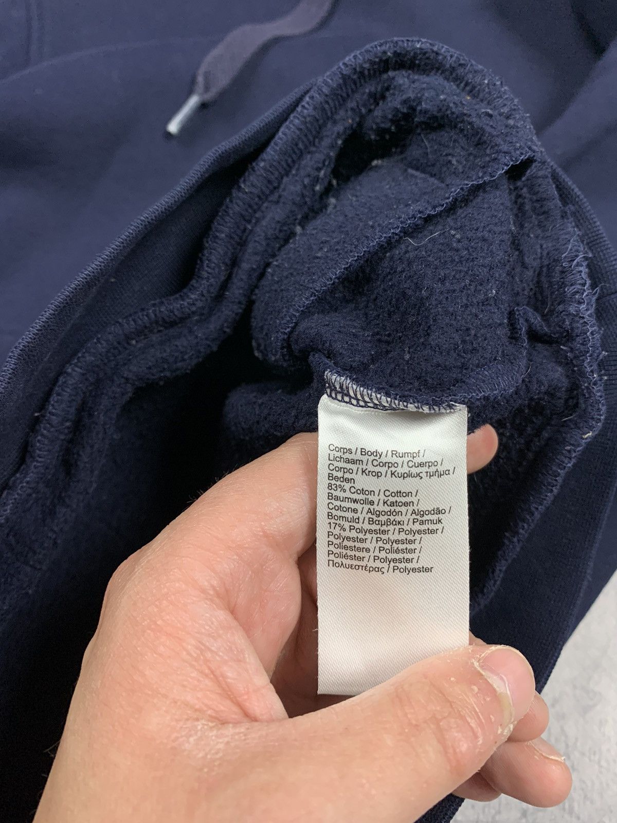 Lacoste Designer Lacoste Hoodie Luxury Streetwear Navy Blue Size S Size US S / EU 44-46 / 1 - 8 Thumbnail