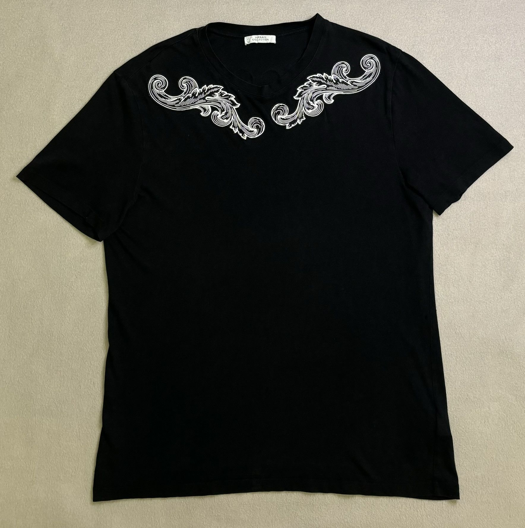 Versace Ganni Versace Black T-shirt Size L Size US L / EU 52-54 / 3 - 5 Thumbnail