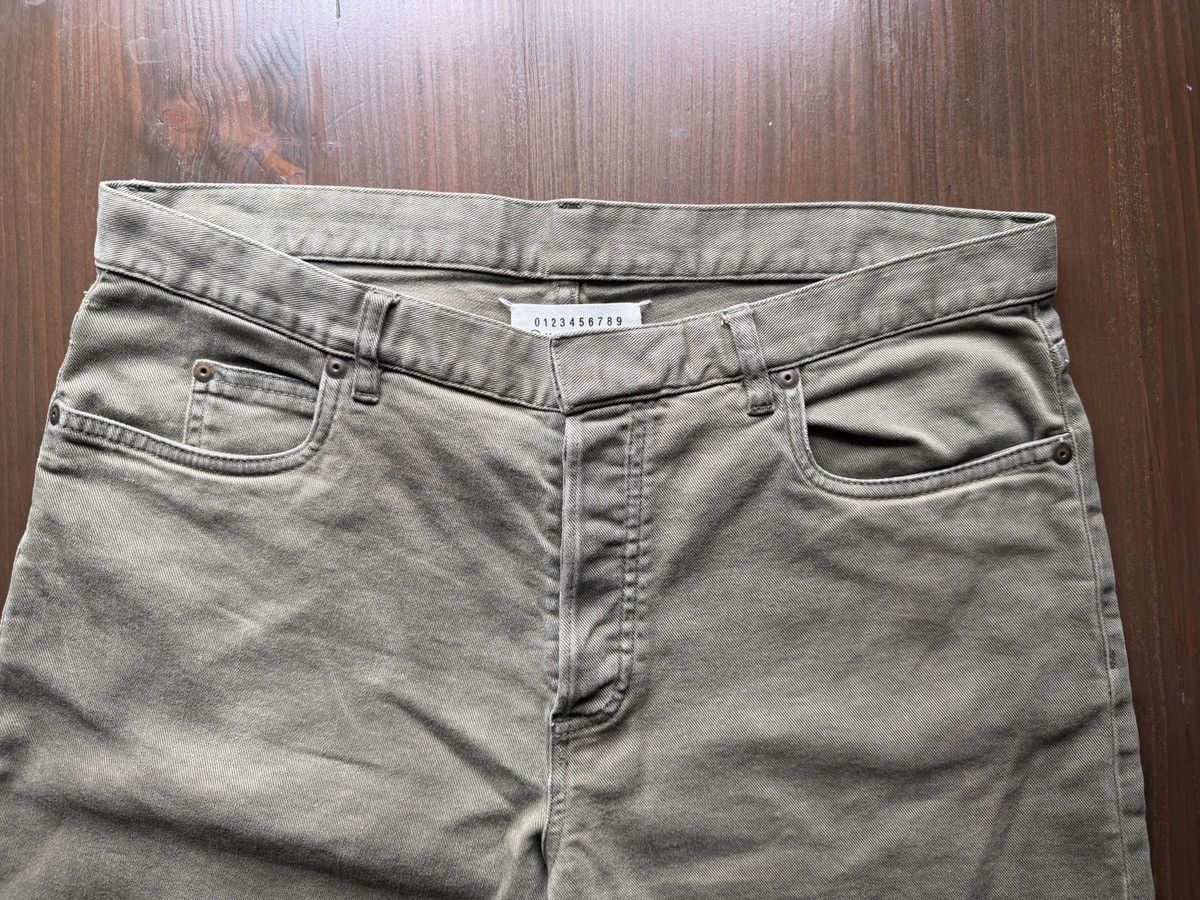 Maison Margiela Maison Margiela Straight Leg Green Wash Denim Size US 34 / EU 50 - 3 Thumbnail