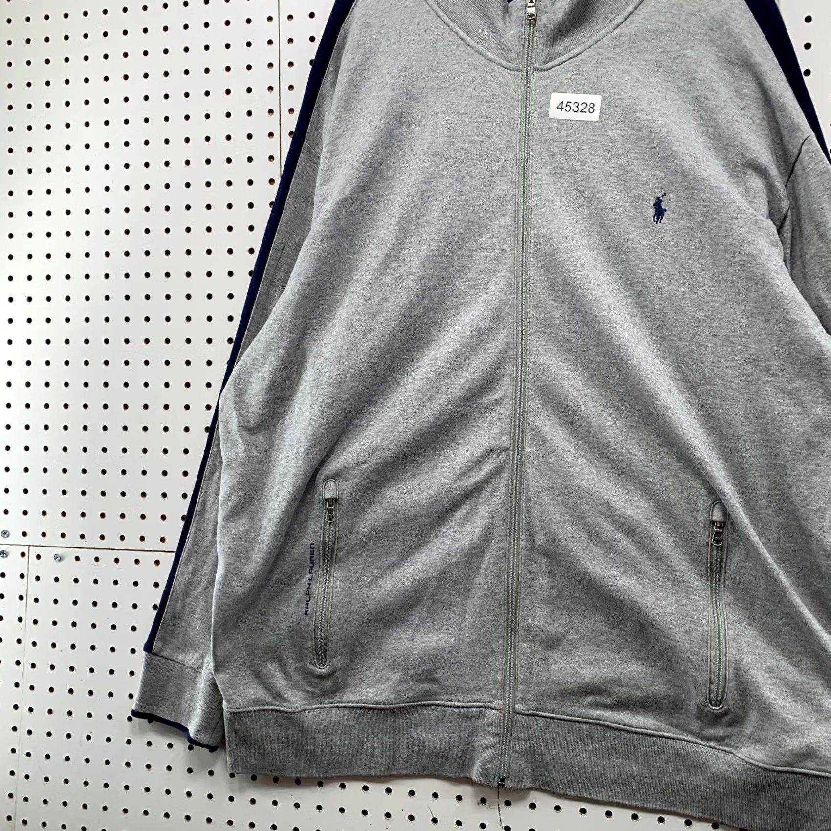 Polo Ralph Lauren Polo Ralph Lauren Jacket Mens 3XL Tall 3XLT Gray Performance Track Size US XXL / EU 58 / 5 - 3 Thumbnail