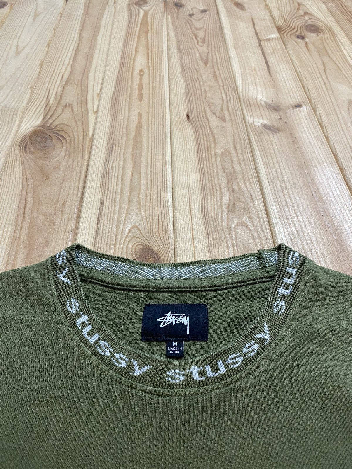 Stussy Stussy Owen Long Sleeve Crew-Neck Tee Size US M / EU 48-50 / 2 - 2 Thumbnail