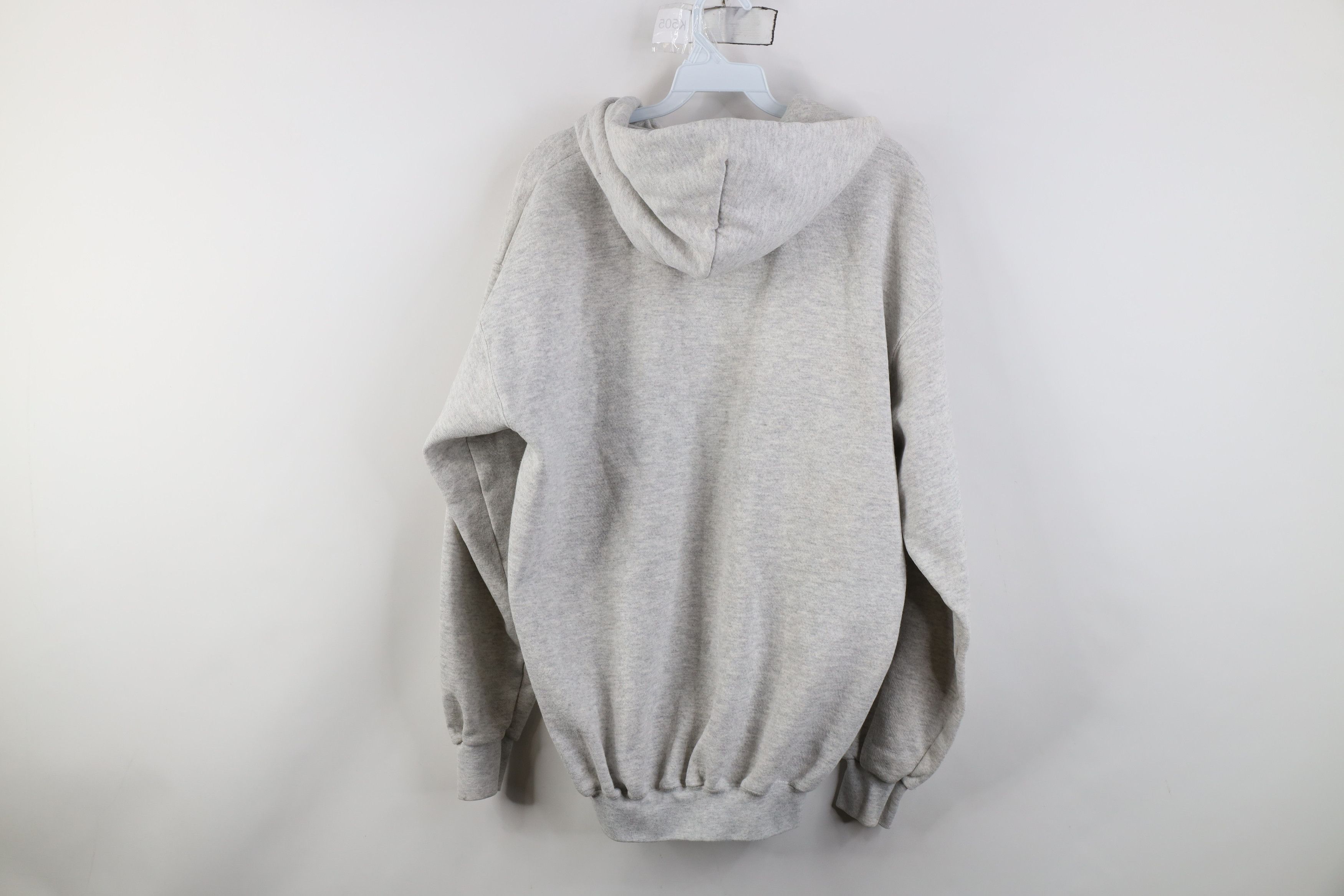 Vintage Vintage 90s Streetwear Full Zip Hoodie Sweatshirt Gray USA Size US L / EU 52-54 / 3 - 13 Thumbnail