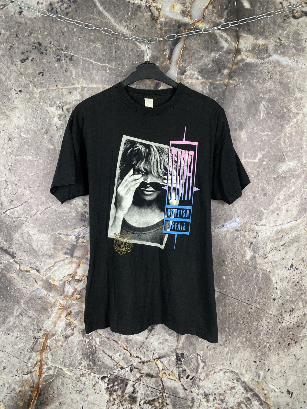 Vintage Men’s Tina Turner T-Shirt Foreign Affair Streetwear Size L Size US L / EU 52-54 / 3 - 1 Thumbnail