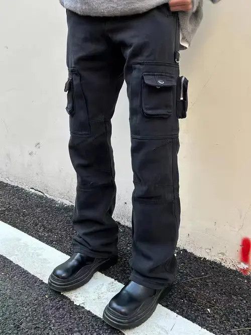 VIBE High street wide-leg cargo pants with multiple pockets Size US 34 / EU 50 - 5 Thumbnail