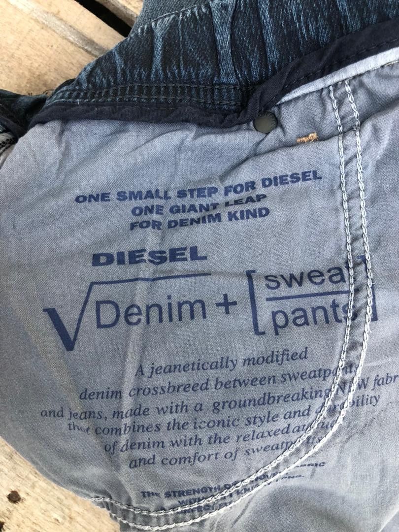 Diesel Diesel Krooley-Ne Denim Sweatpants Size US 34 / EU 50 - 6 Thumbnail