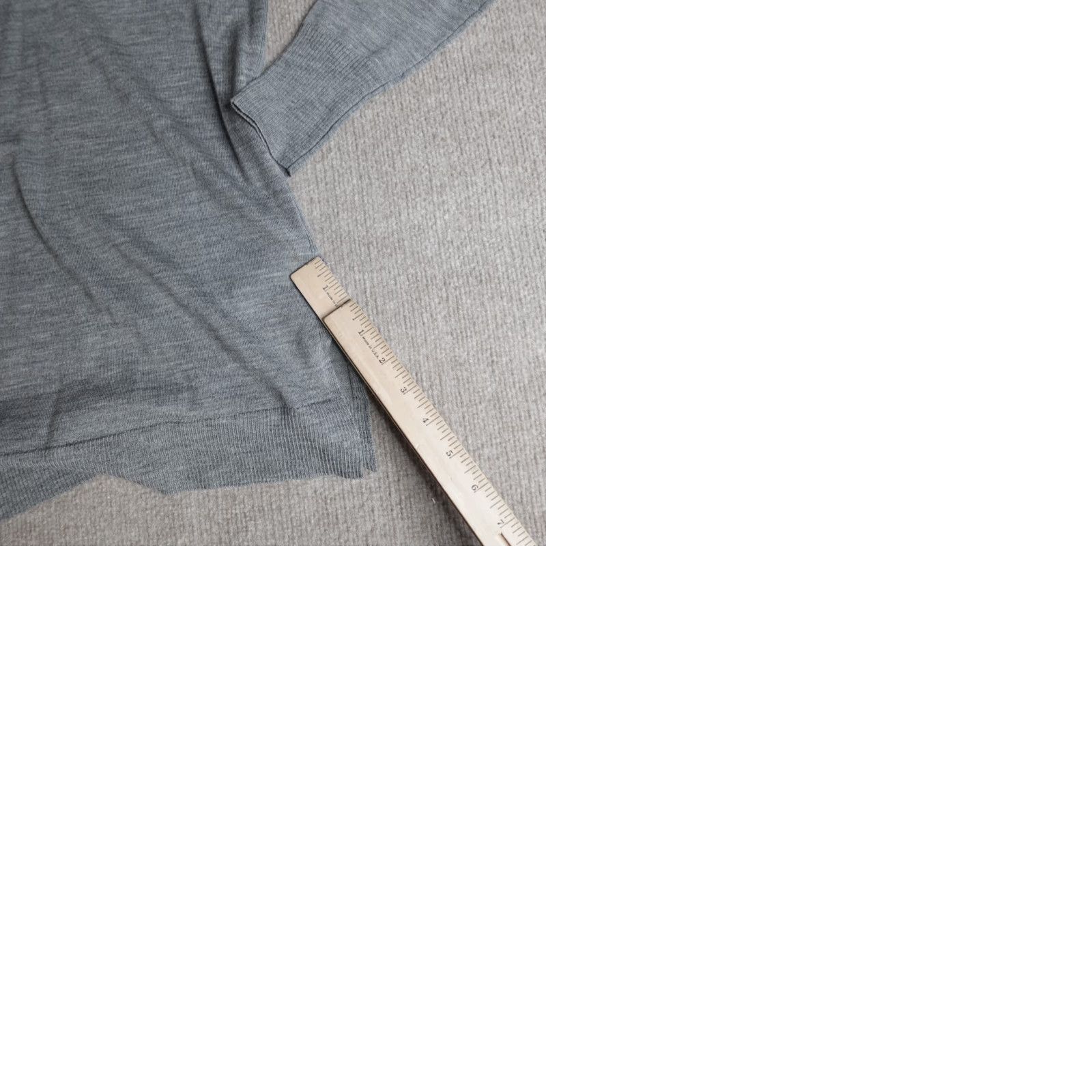 J.Crew J.Crew Sweater Women's Small Gray Turtleneck Merino Wool Pullover Long Sleeve Slits H1610 NEW READ Size S / US 4 / IT 40 - 9 Thumbnail