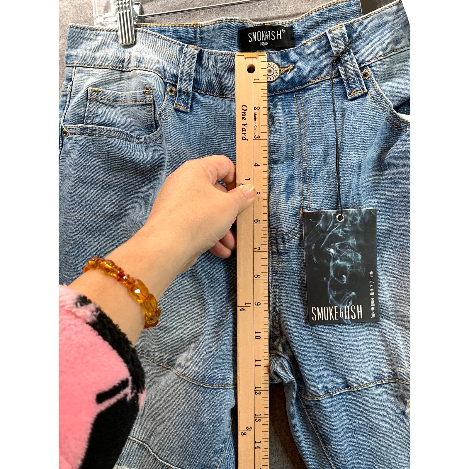 Other Smoke & Ash Men's Jeans Blue Denim Size 34 x 30 Size US 34 / EU 50 - 5 Thumbnail