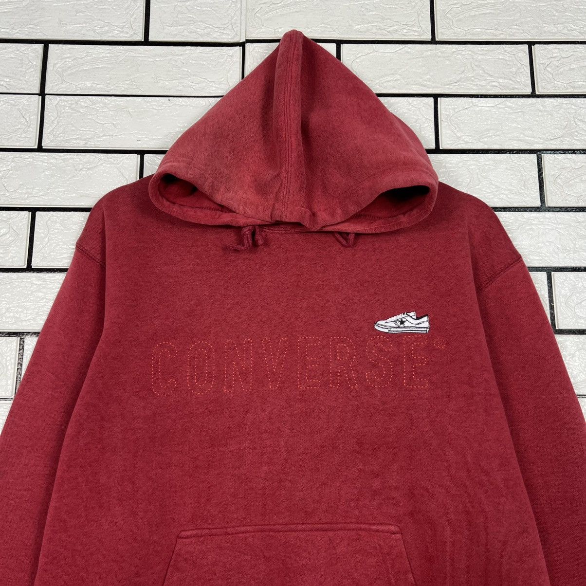 Converse CONVERSE Stitches Big Logo Pullover Hoodies #4233-C193 Size US S / EU 44-46 / 1 - 2 Thumbnail