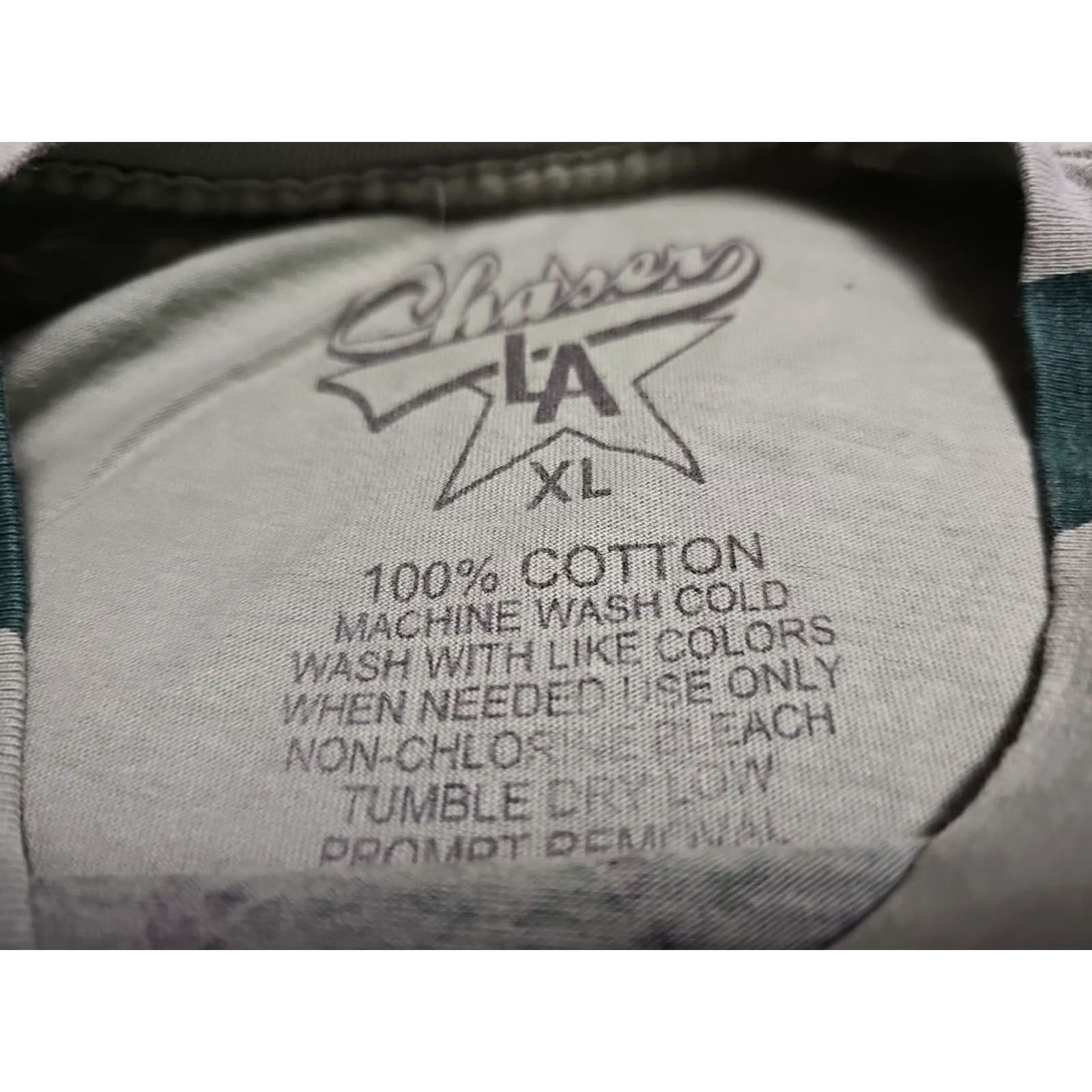 Vintage Chaser LA Tshirt Green Zebra WWF World Wildlife Foundation SZ XL Size US XL / EU 56 / 4 - 5 Thumbnail
