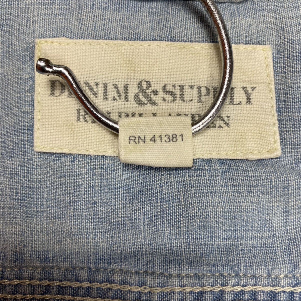 Denim & Supply Ralph Lauren Denim&Supply Ralph Lauren American Flag Washed Denim Shirts Size US M / EU 48-50 / 2 - 8 Thumbnail