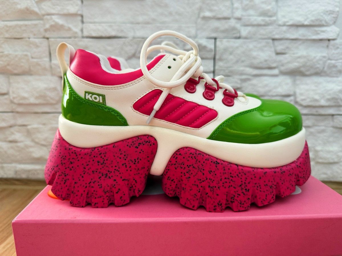 Designer DAZZLEBERRY DRAGON TRAINERS Koi Footwear Size US 7 / IT 37 - 2 Thumbnail