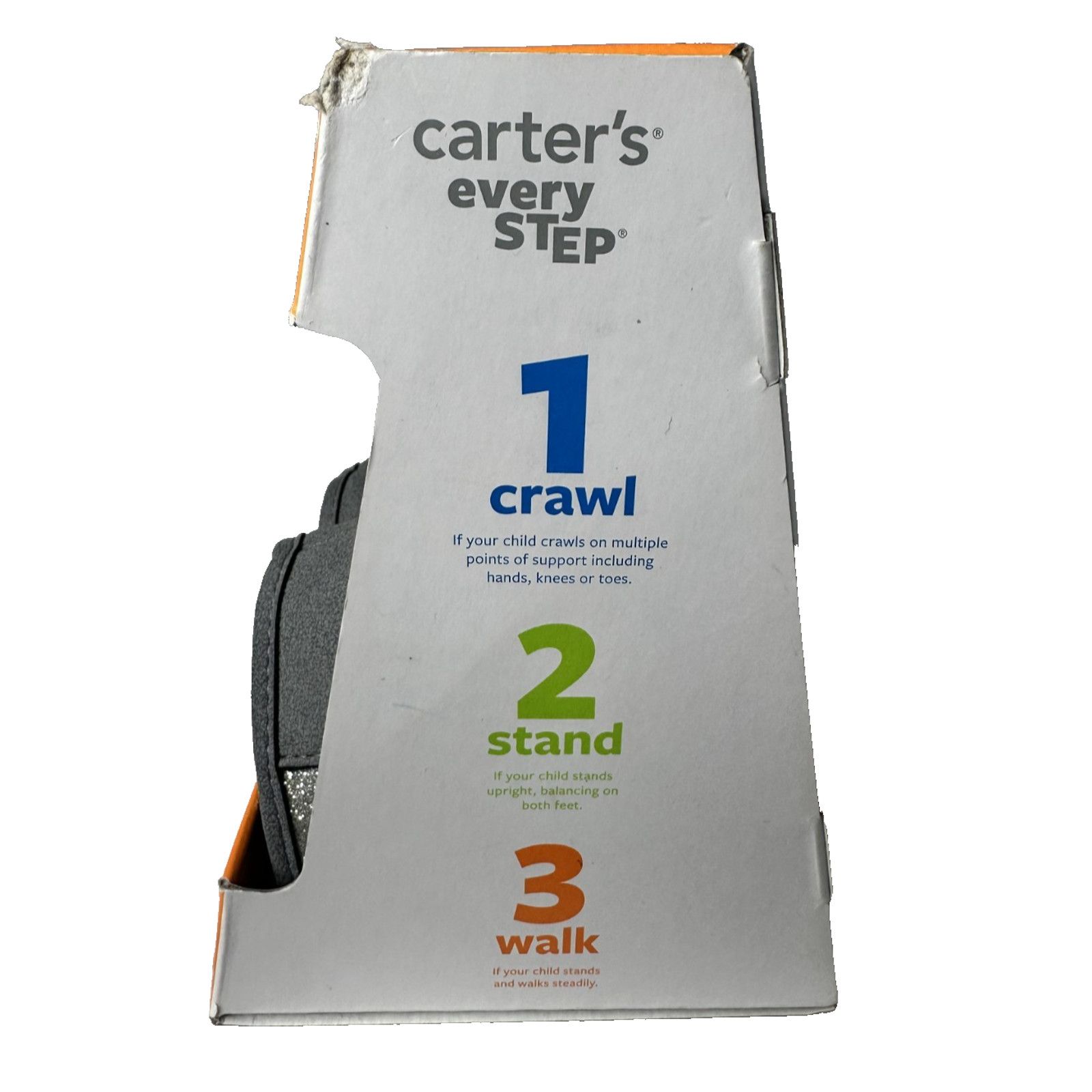 Carter's New Carter's Amylene WG Girls Glitter Crawl Stand Boots Gray Size US 5.5 / IT 35.5 - 4 Thumbnail
