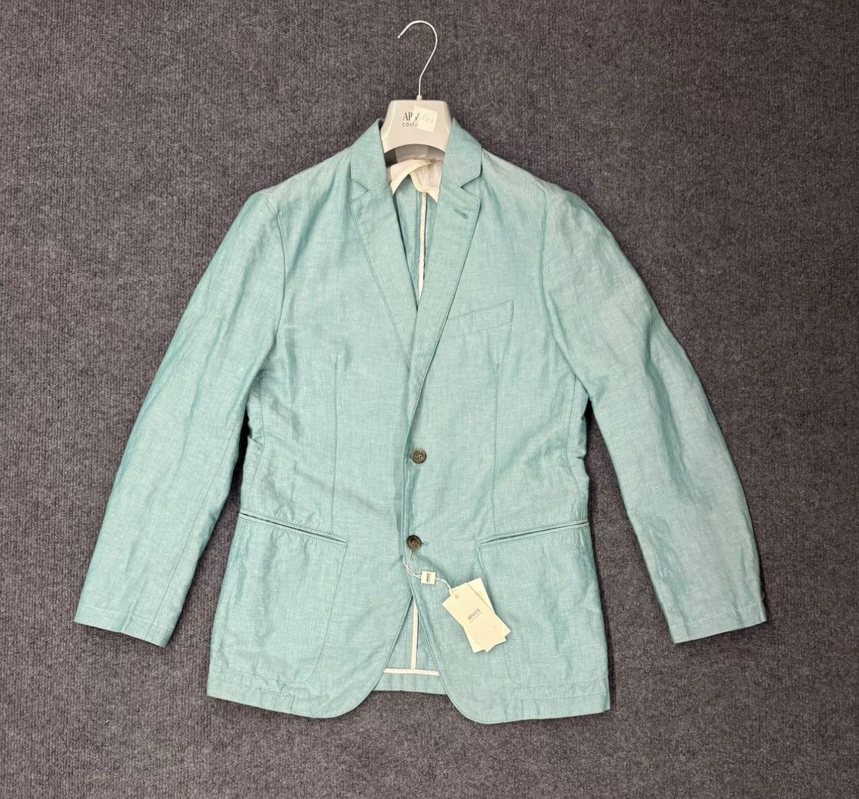Armani Collezioni Armani Collezioni Men's Linen Suit Blazer Size US M / EU 48-50 / 2 - 1 Thumbnail