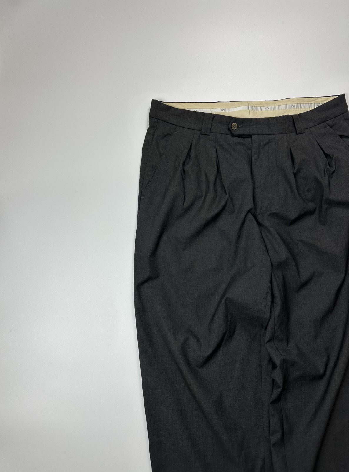 Valentino Vintage UOMO Valentino Wool Pants Classic Black Size US 34 / EU 50 - 5 Thumbnail