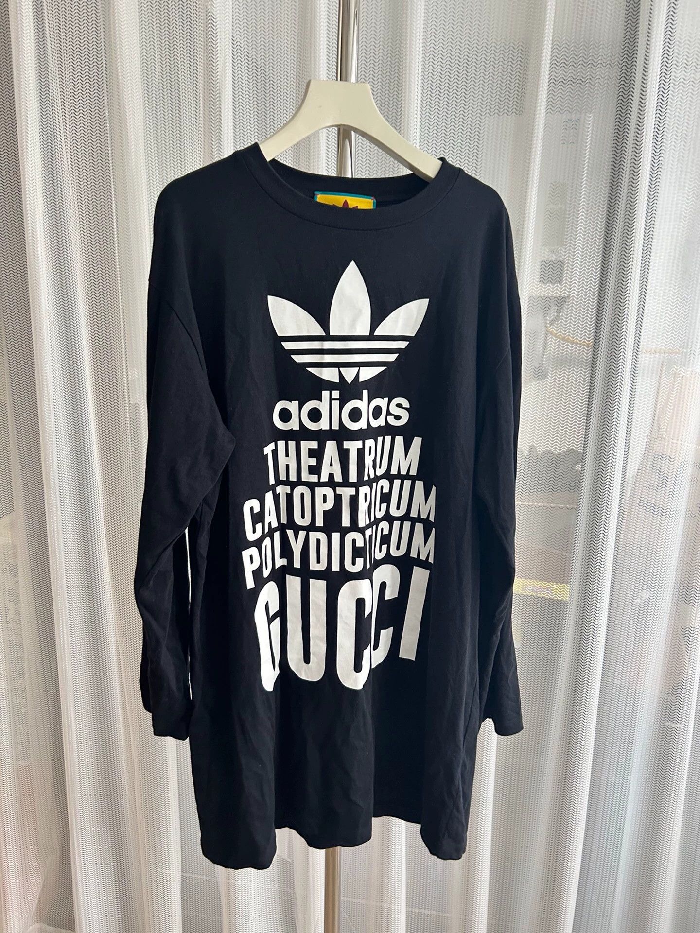 Gucci Gucci x Adidas long sleeve T-shirt dress Size S Size S / US 4 / IT 40 - 1 Thumbnail