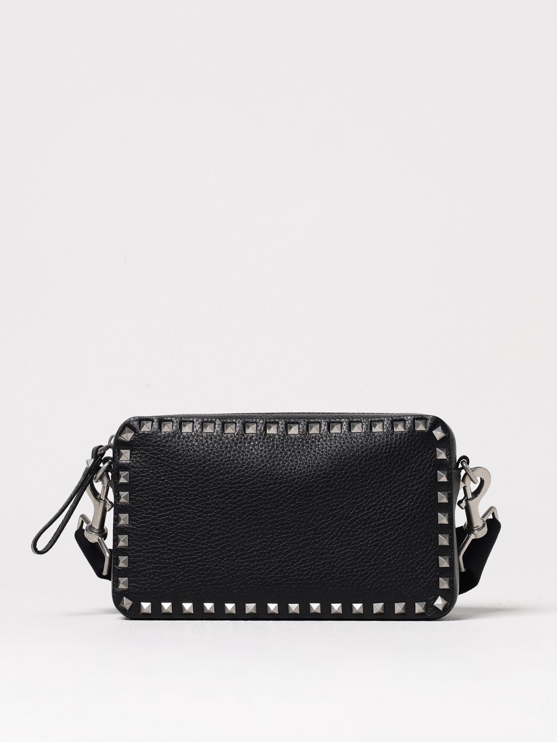 Valentino Valentino Garavani Shoulder Bag Men Black Size ONE SIZE - 1 Thumbnail