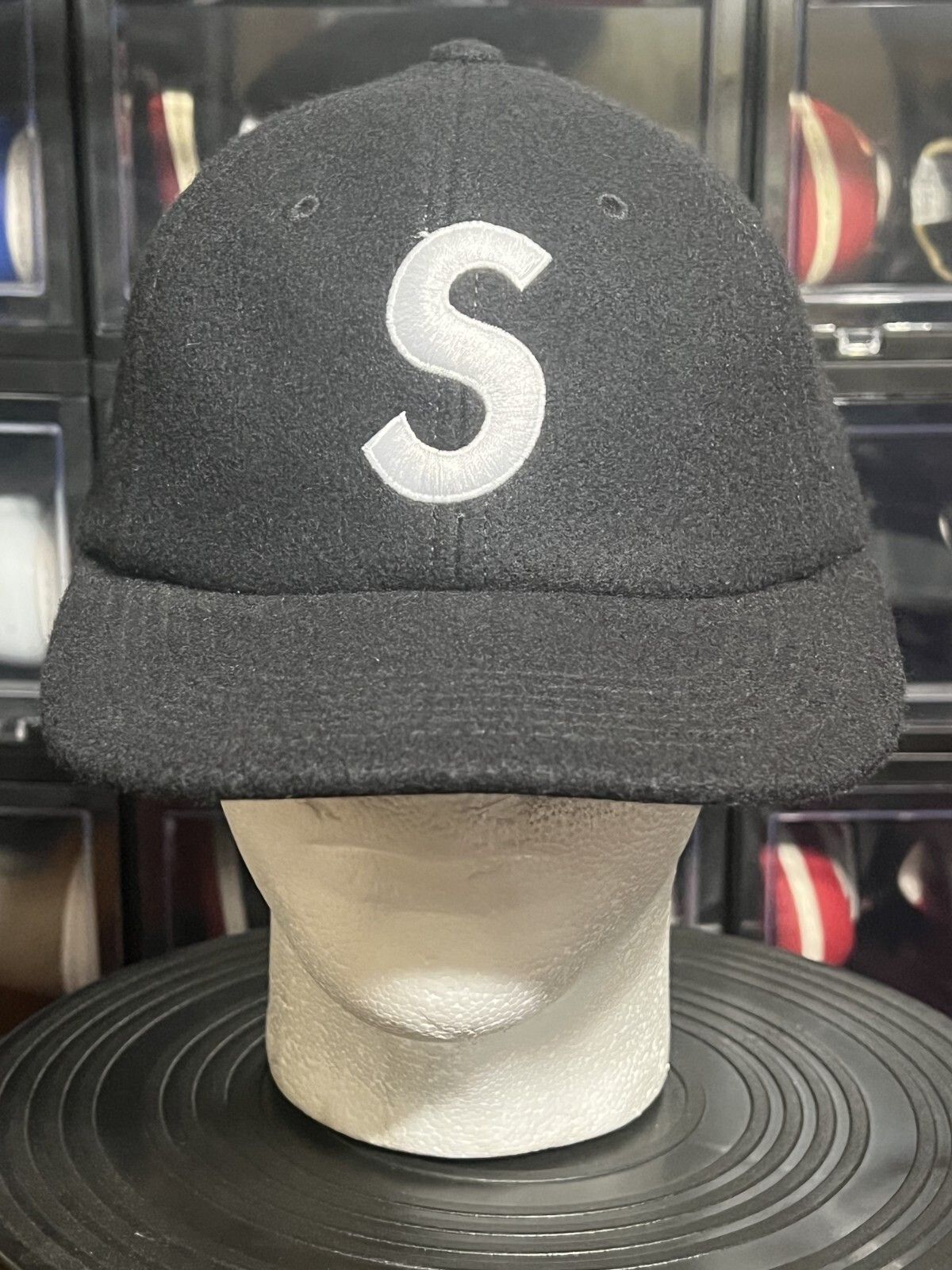 Supreme Wool S Logo 6-Panel Cap ブラック Supreme Wool S Logo 6-Panel Cap - Supreme 通販 Online Shop A