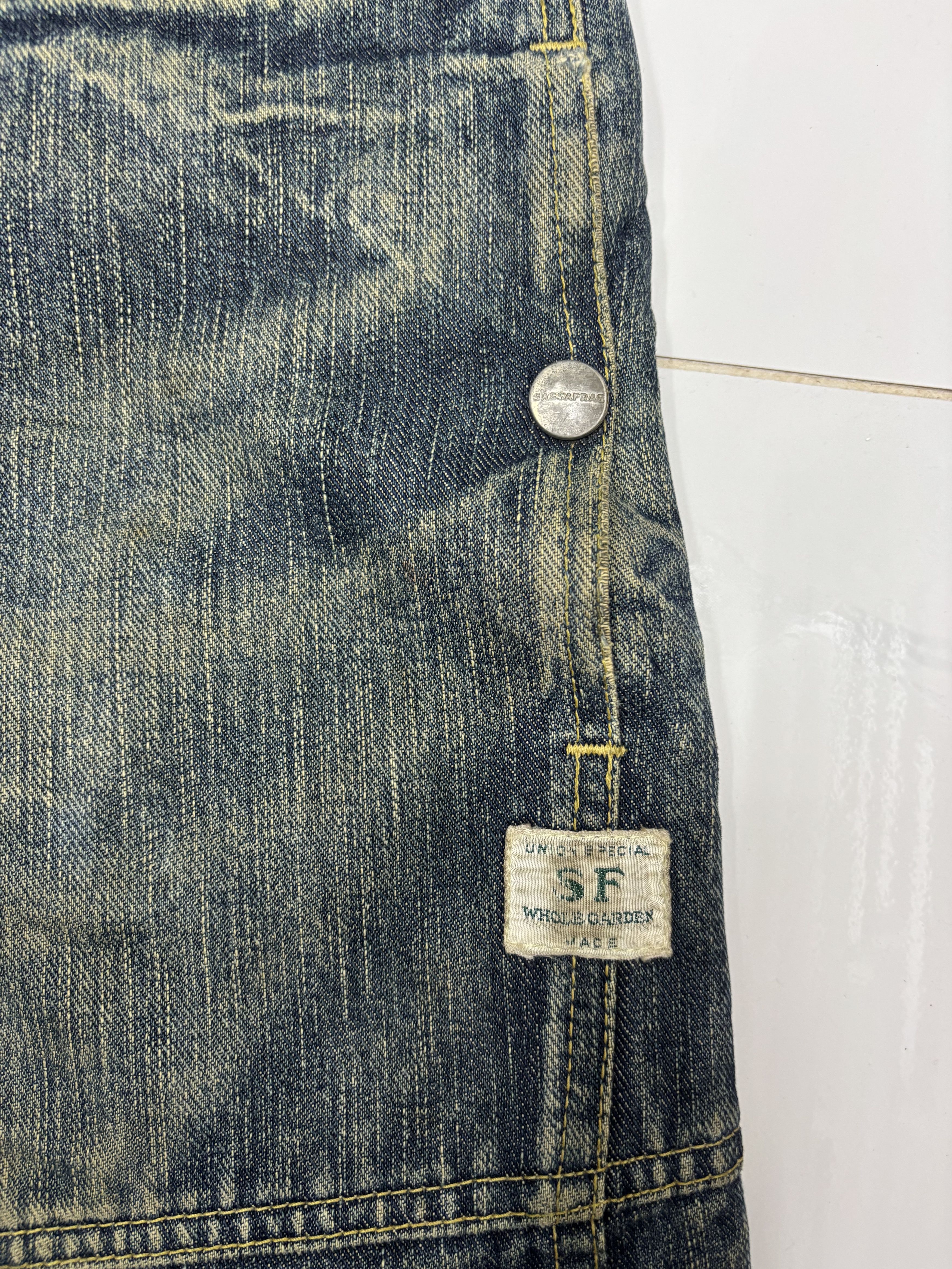 Sassafras Vintage Sassafras Gardener Destroy Jeans Short Size US 32 / EU 48 - 7 Thumbnail